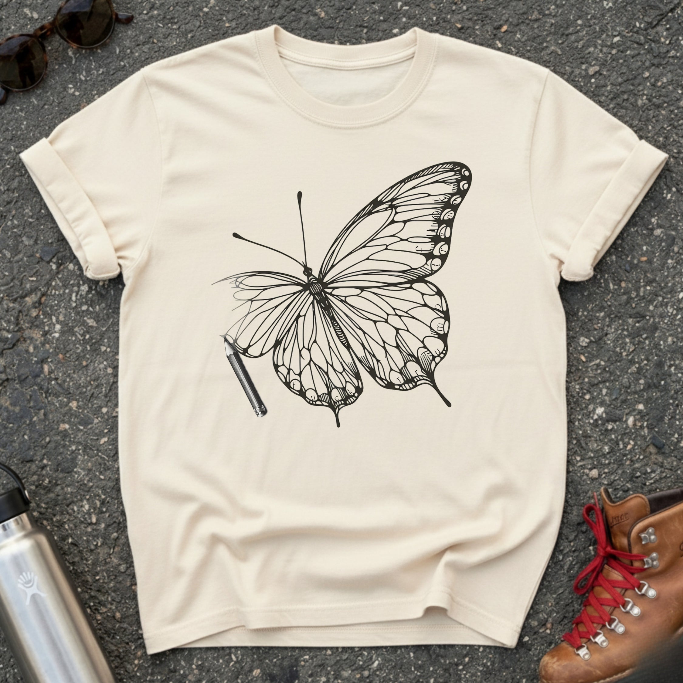 Butterfly Anti Trump Shirt