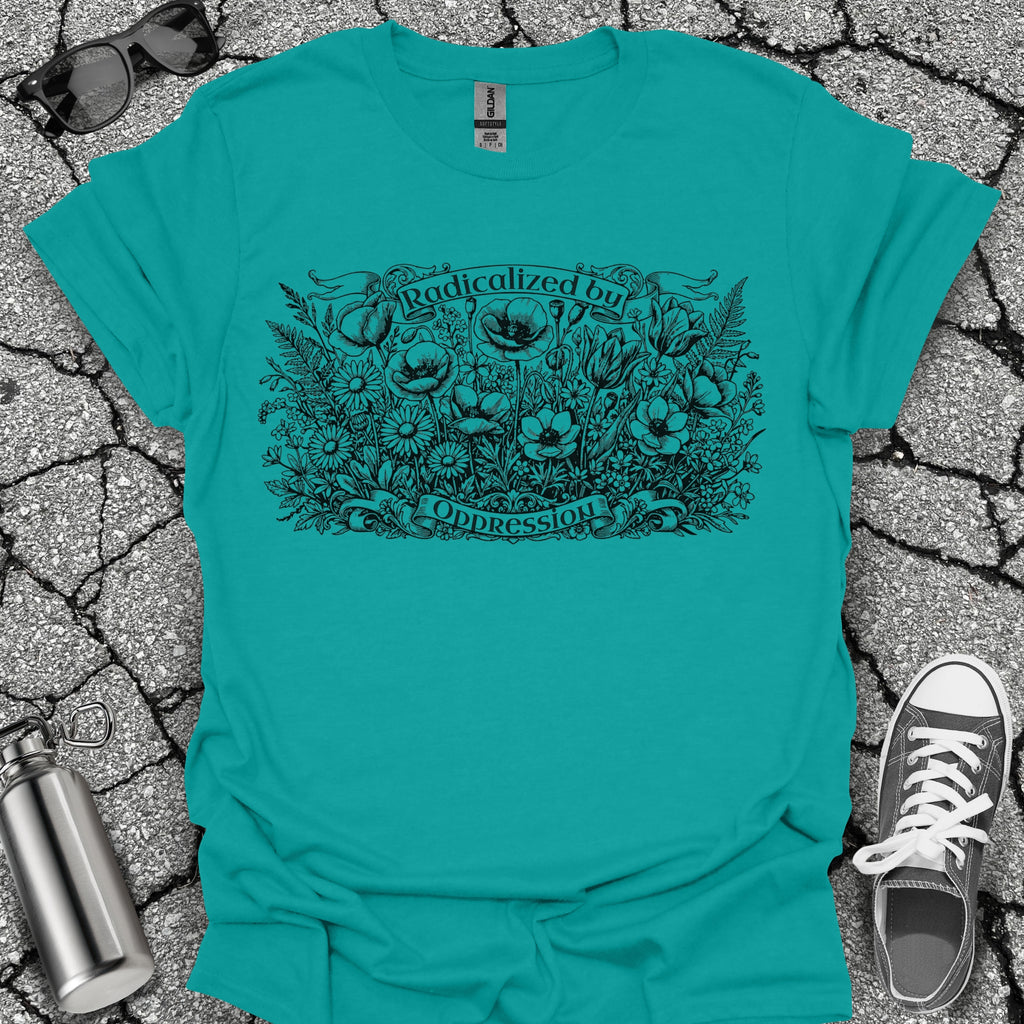 Radicalized Feminist Floral Tee