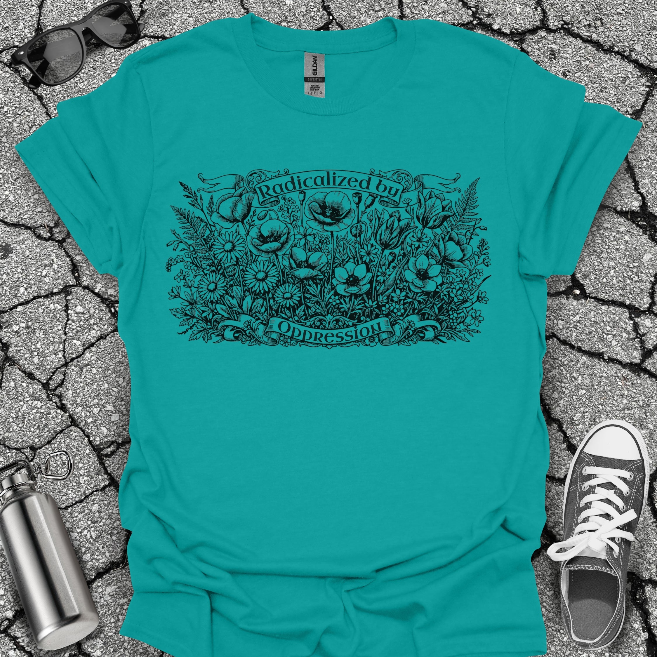 Radicalized Feminist Floral Tee