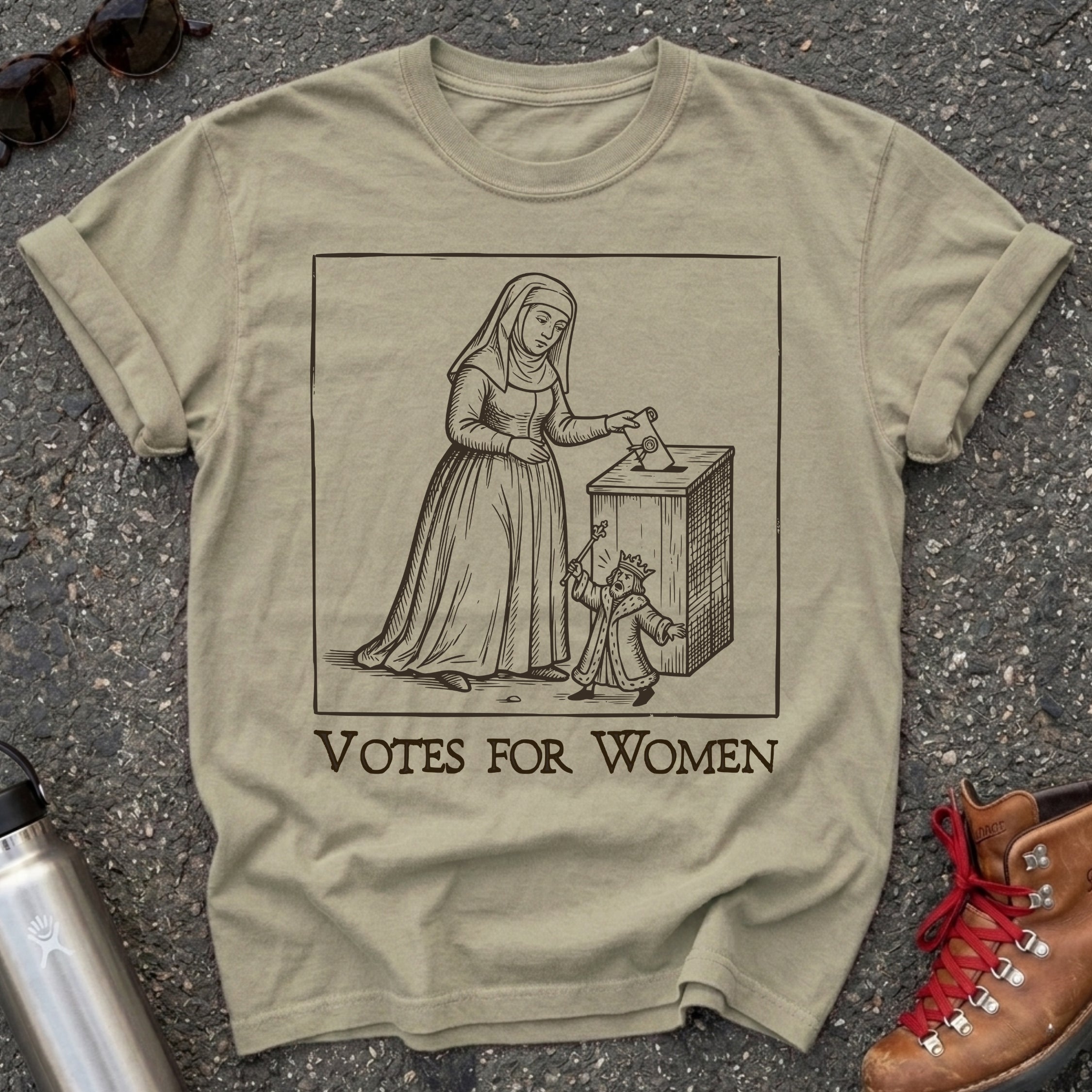 Votes For Women Medieval Feminist Tshirt
