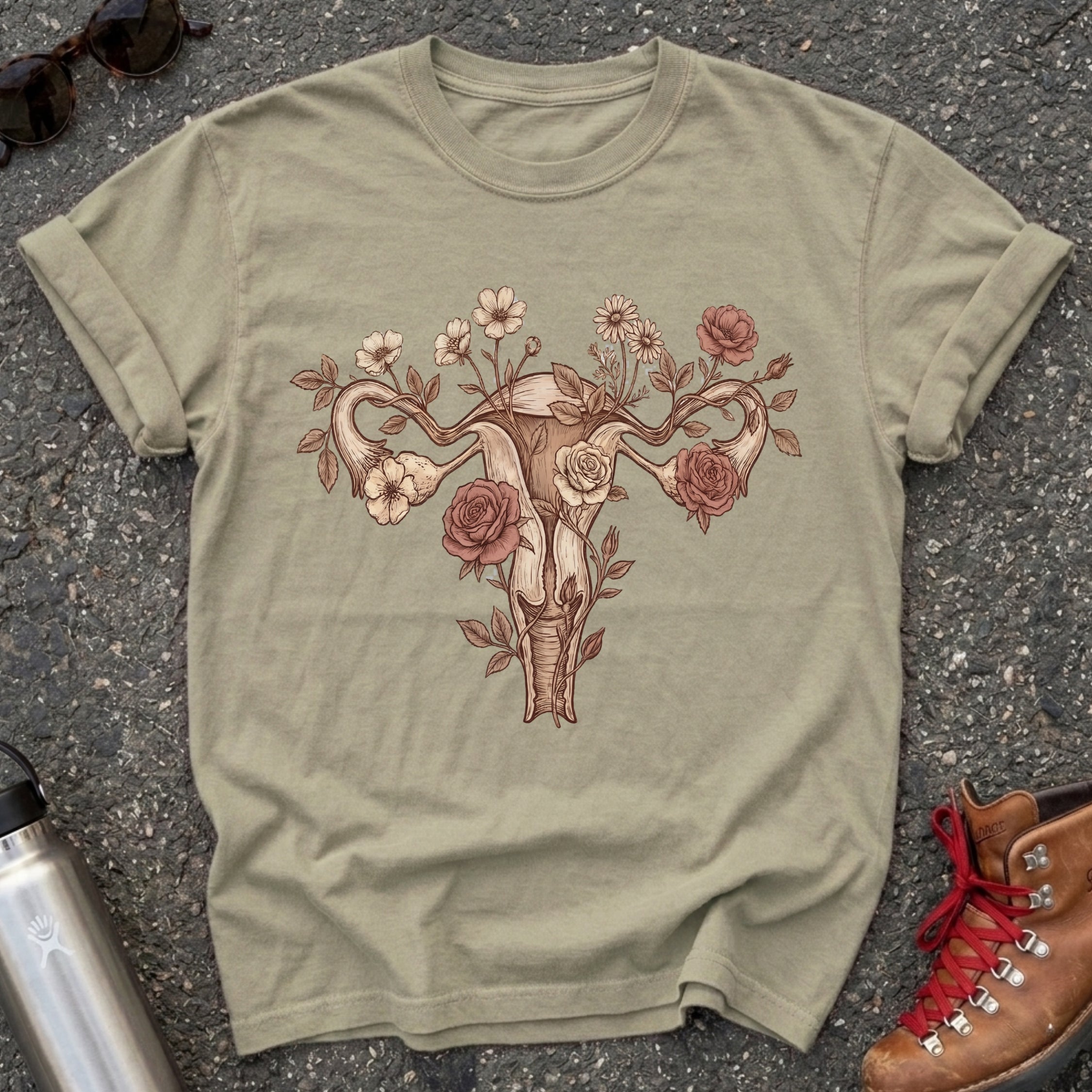 Feminist Botanical Anatomy Shirt