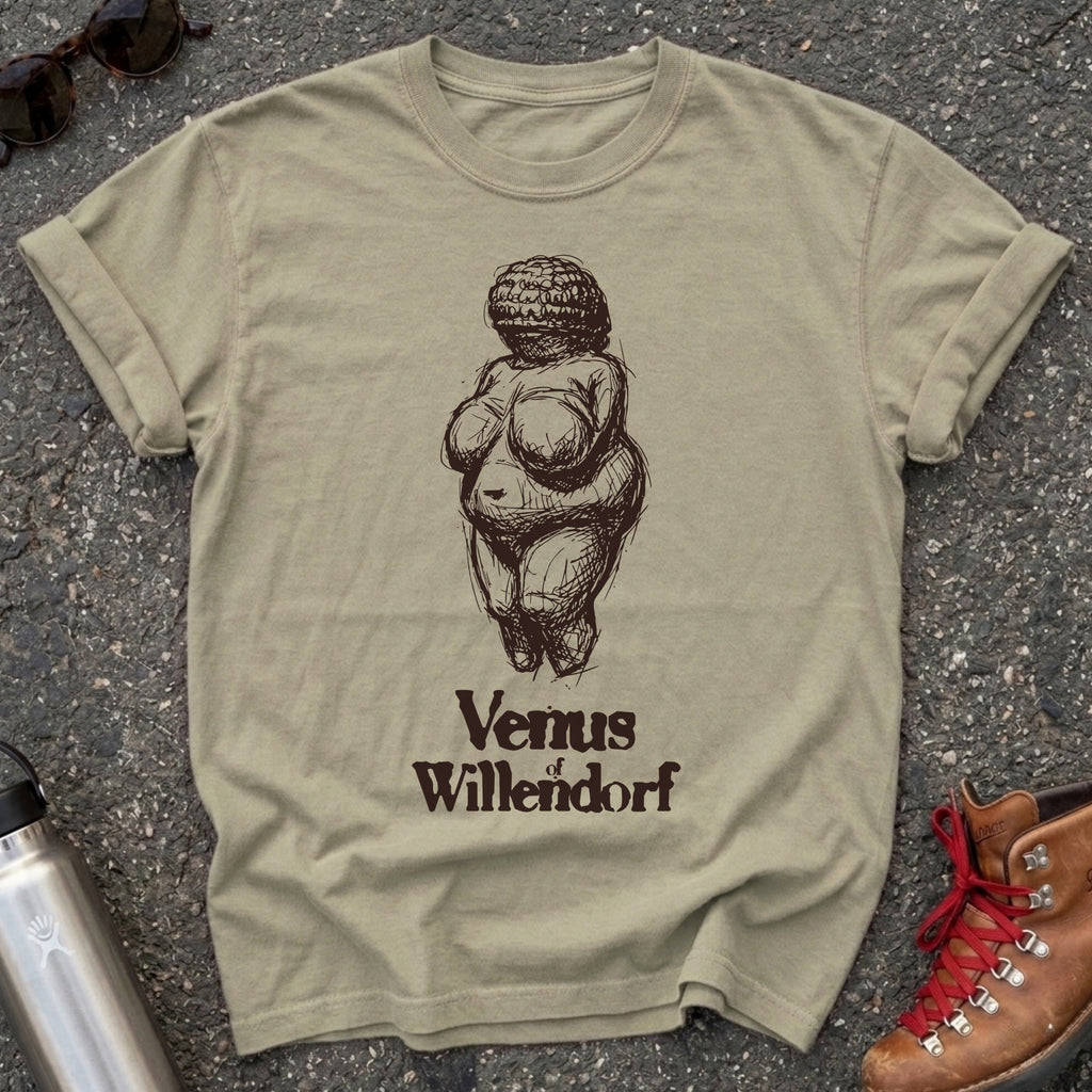 Goddess Statue Venus of Willendorf Shirt
