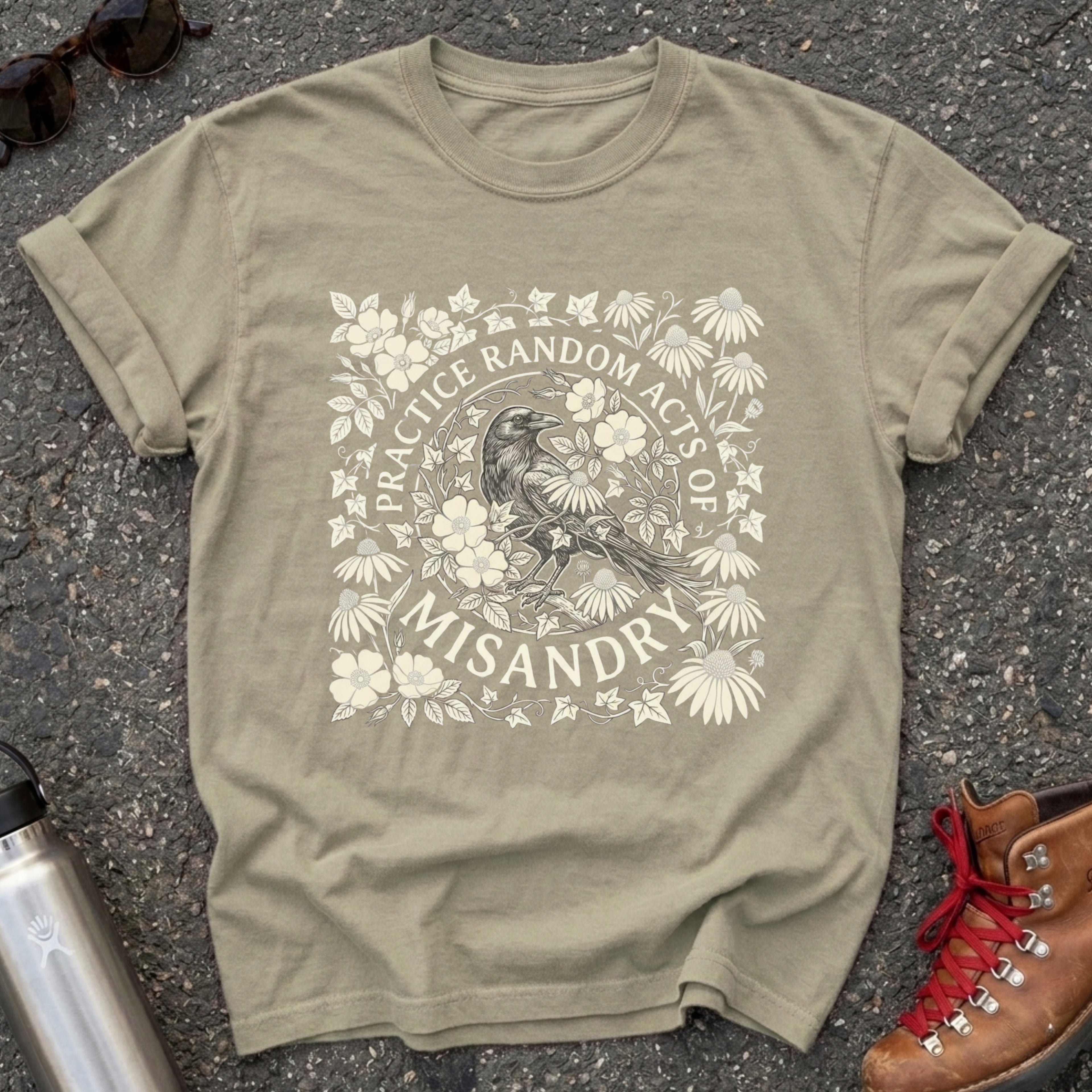 Feminist Crow Misandry Shirt