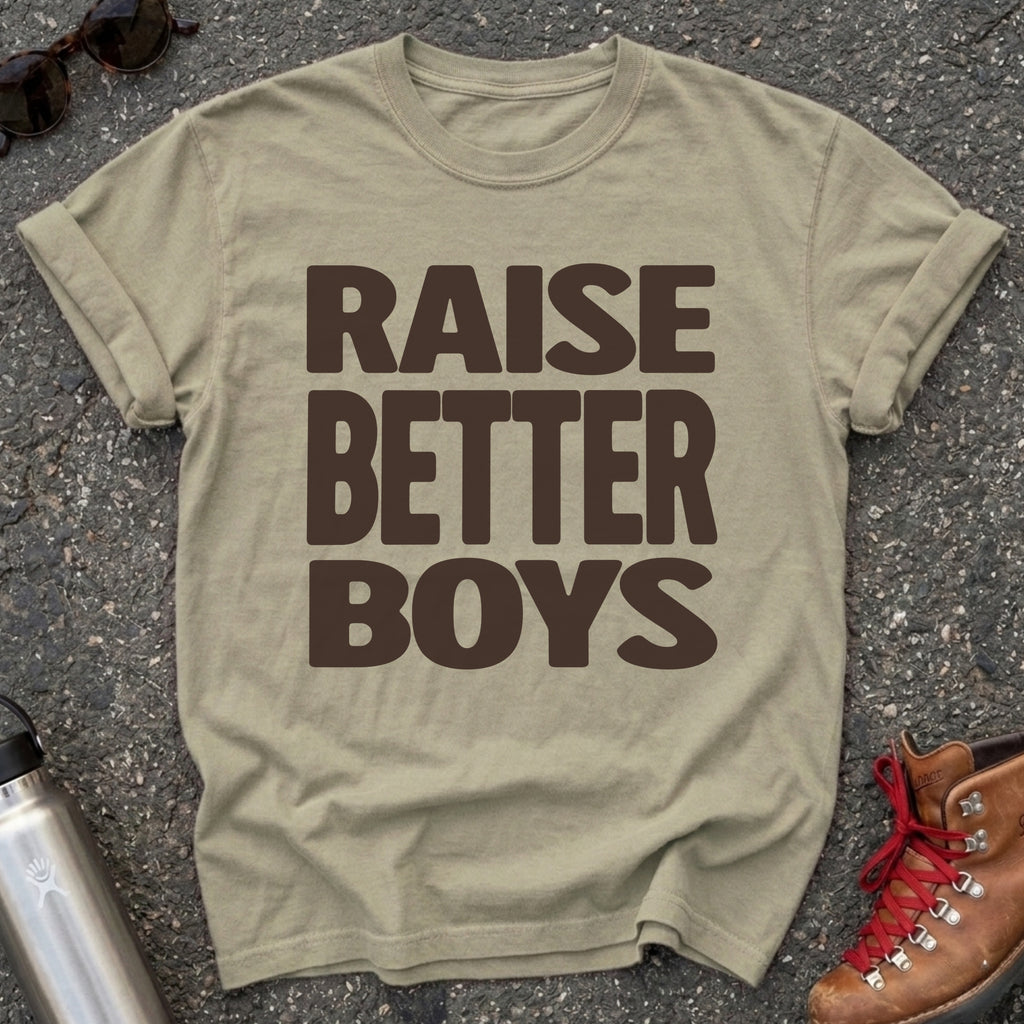 Raise Better Boys Feminist Shirt
