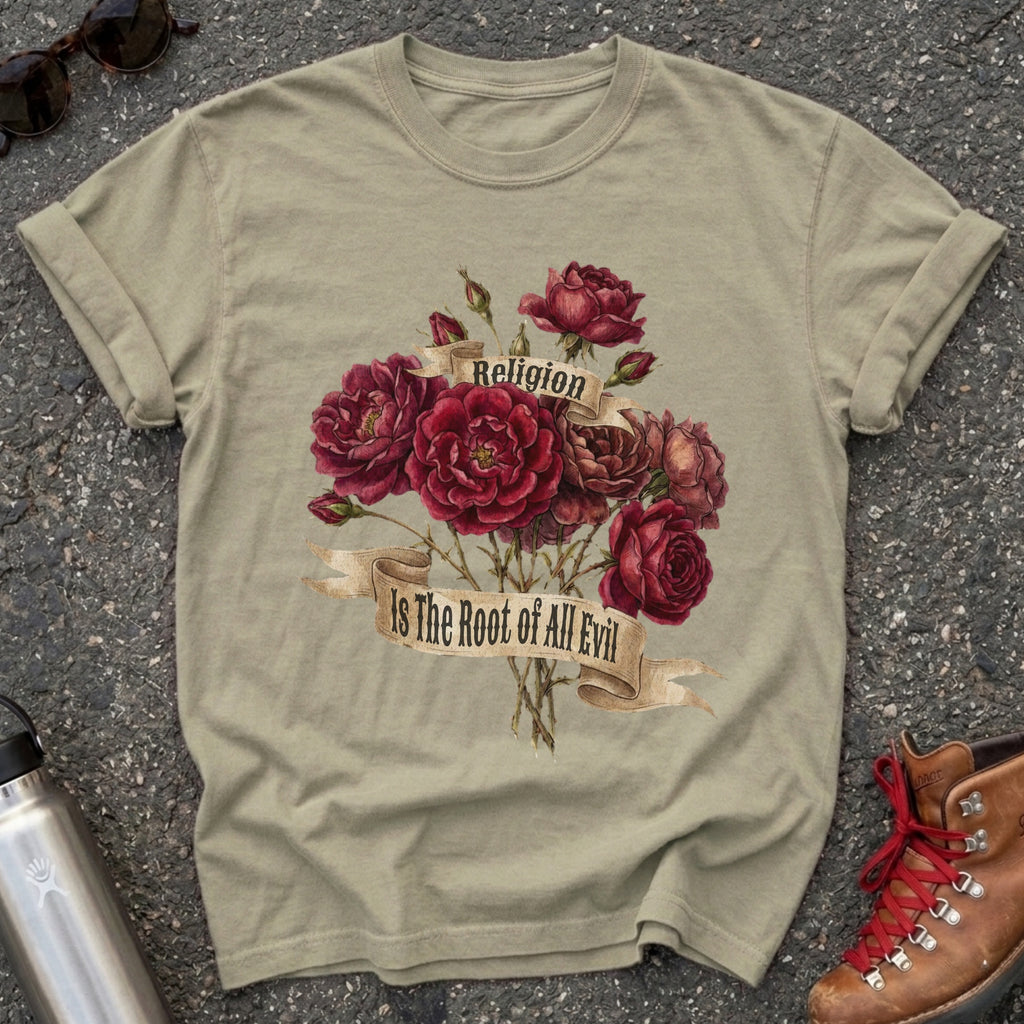 Rose Bouquet Atheist Shirt