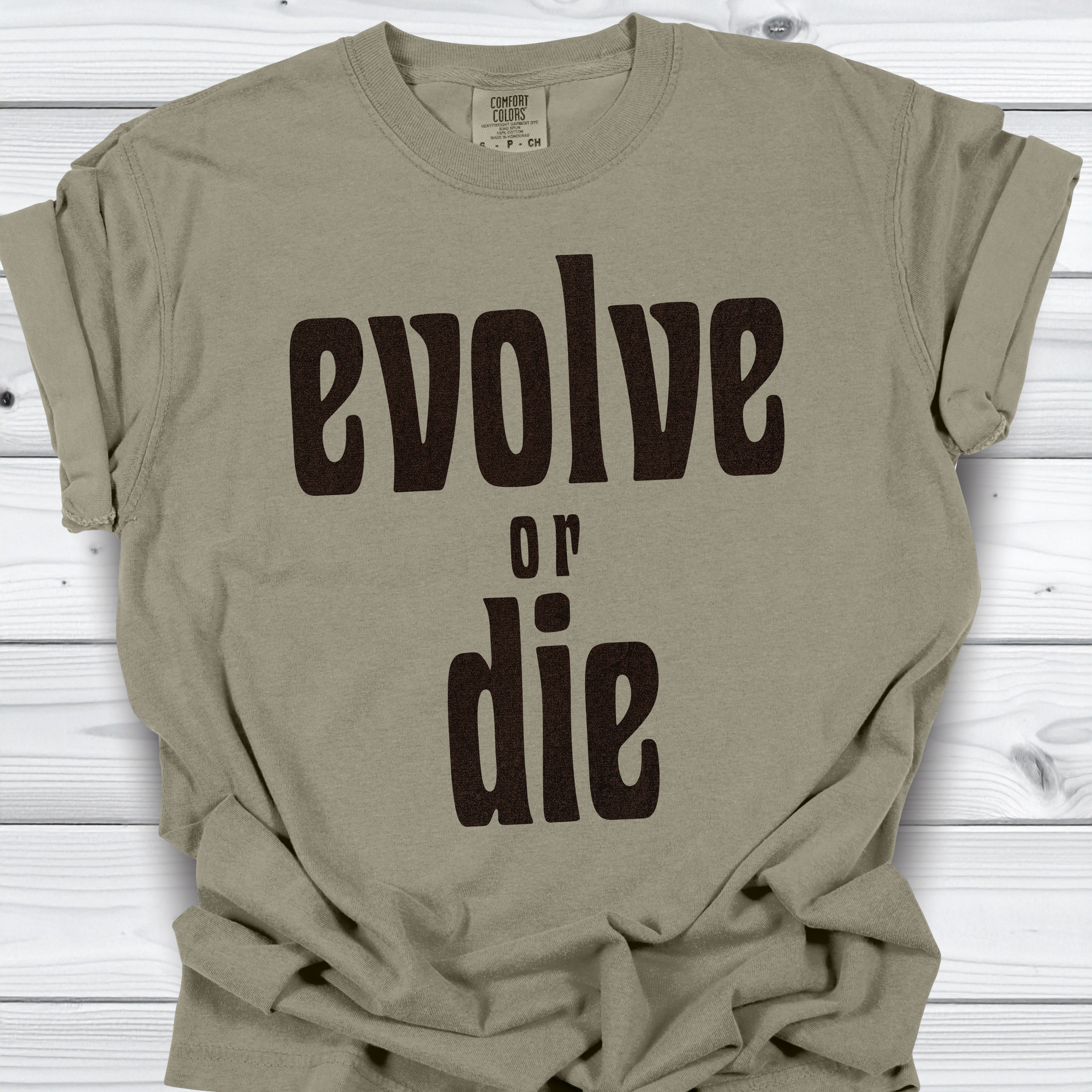 Evolve or Die – Vintage Statement Tee