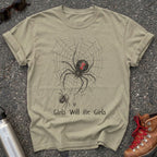 Girls Will Be Girls Black Widow Shirt