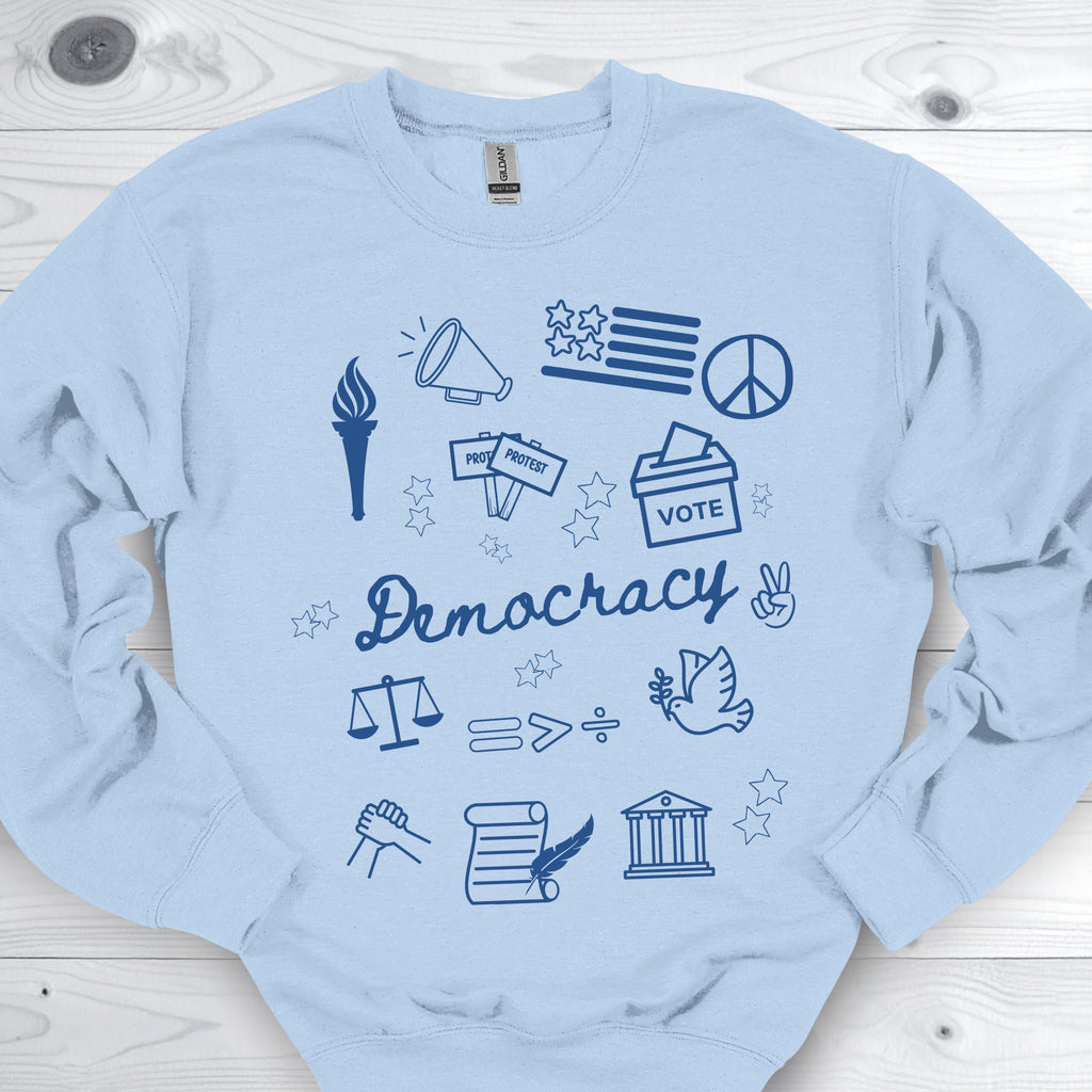 Nantifa Democracy Doodle Sweatshirt