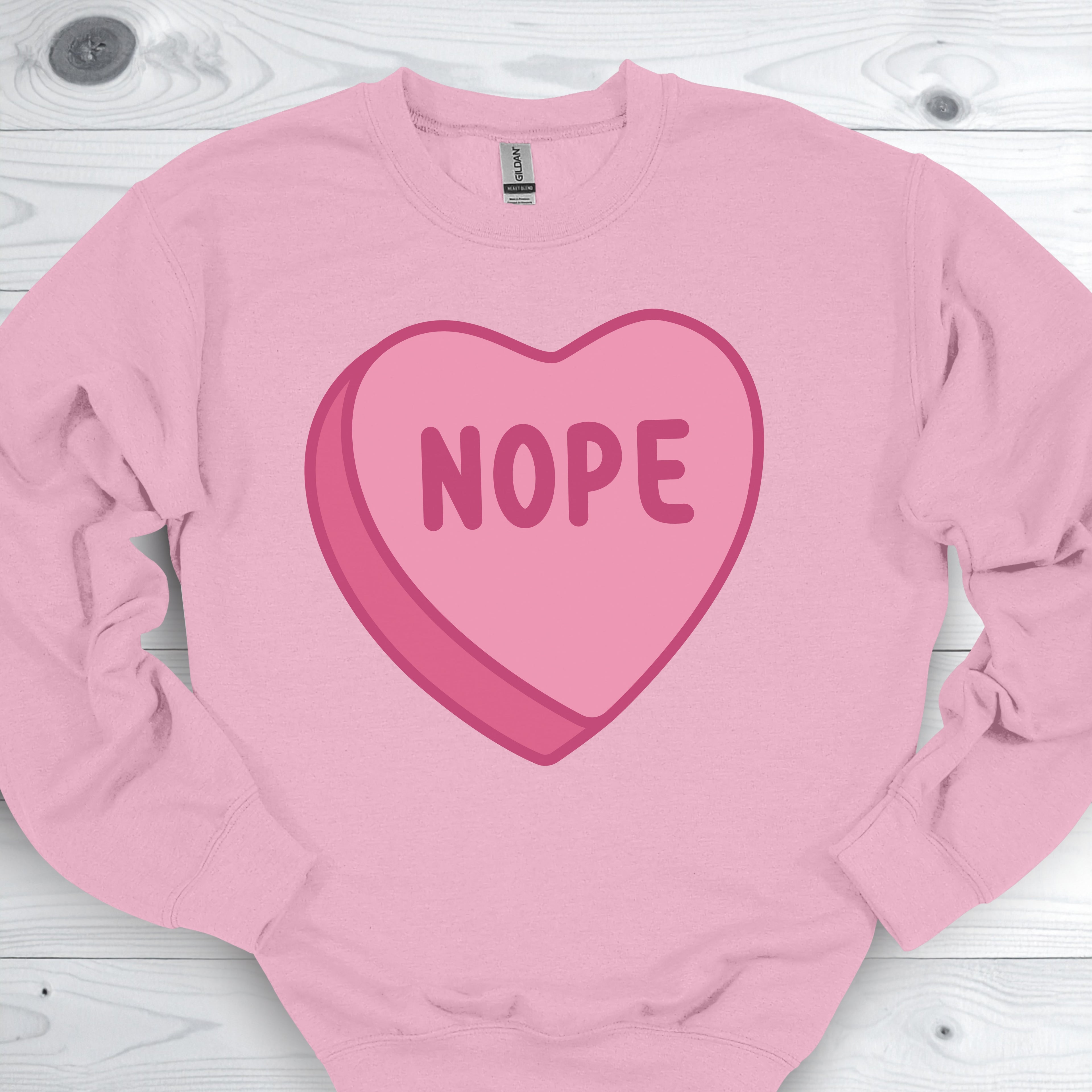 Anti Valentines Day Conversation Heart Sweatshirt