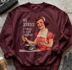 Pro Choice Sweatshirt - Funny Retro Feminist Abortion Rights Crewneck