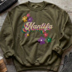 Nantifa Sweatshirt - Retro Nana Antifa Grandma Protest Crewneck