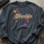 Nantifa Sweatshirt - Retro Nana Antifa Grandma Protest Crewneck