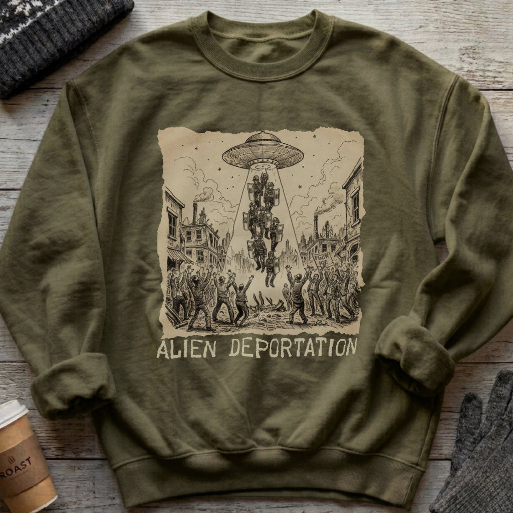 Anti ICE Alien Sweatshirt