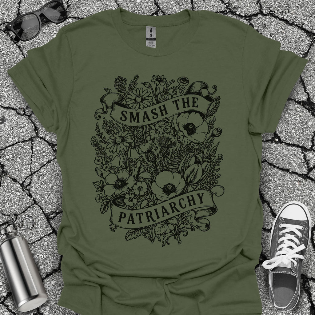 Smash the Patriarchy Wildflower Shirt