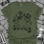 Take Up Space Floral Graphic Tee
