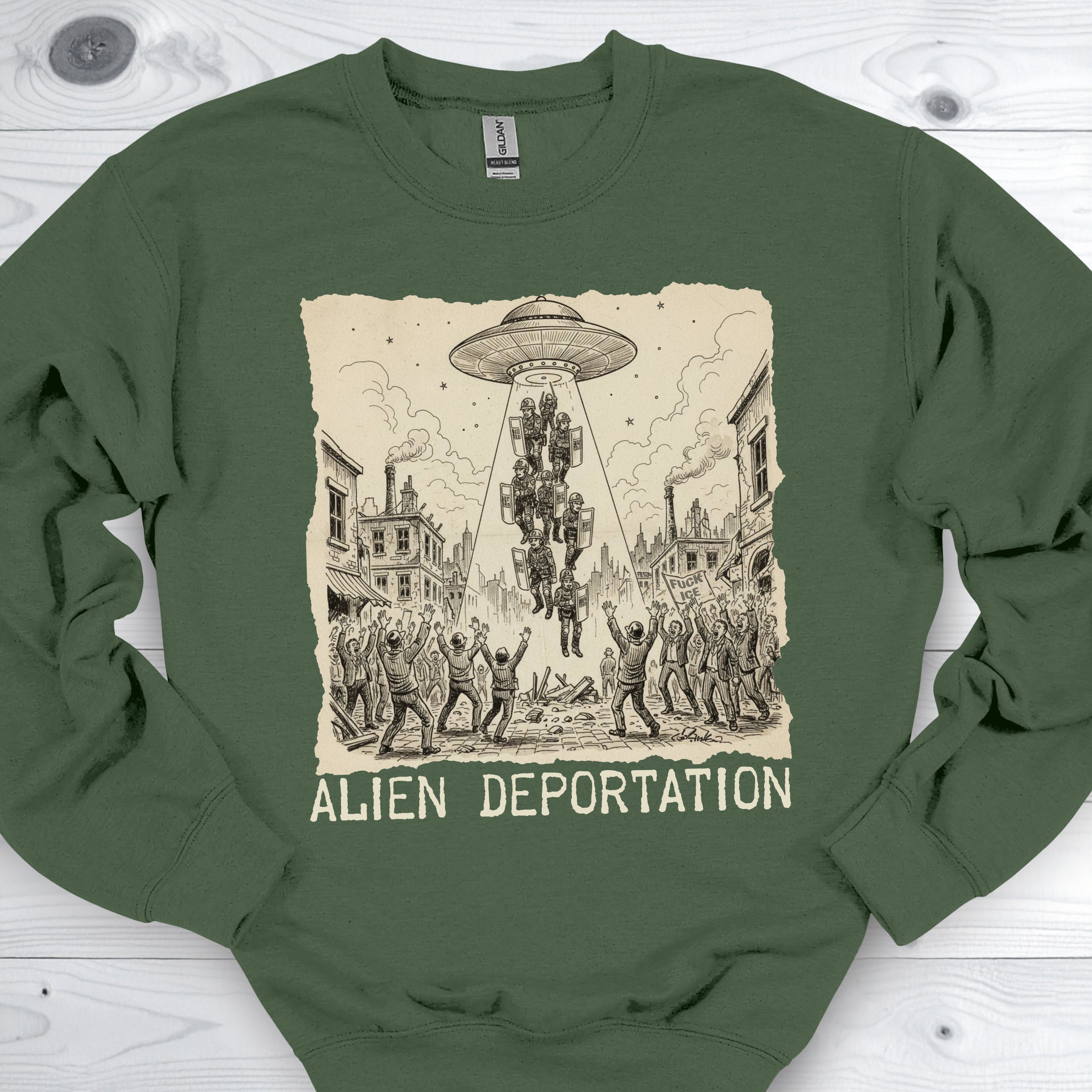 Anti Ice Alien Sweatshirt