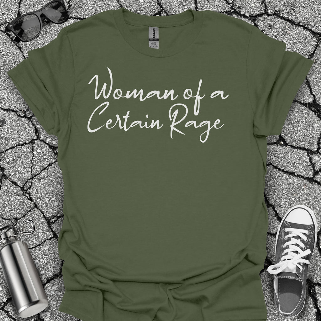 Woman of a Certain Rage Menopause Shirt