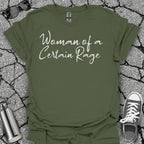 Woman of a Certain Rage Menopause Shirt