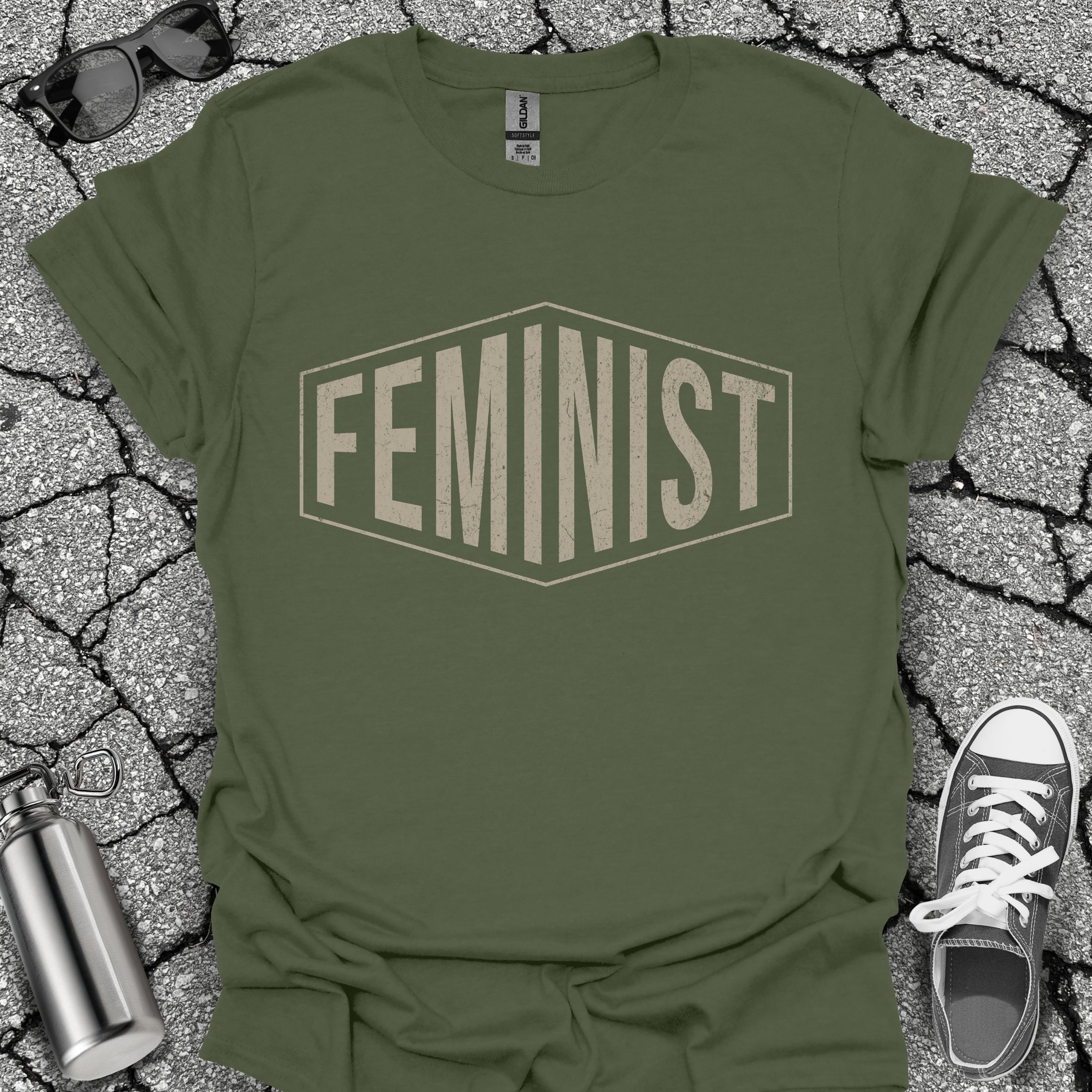 Feminist Badge Shirt