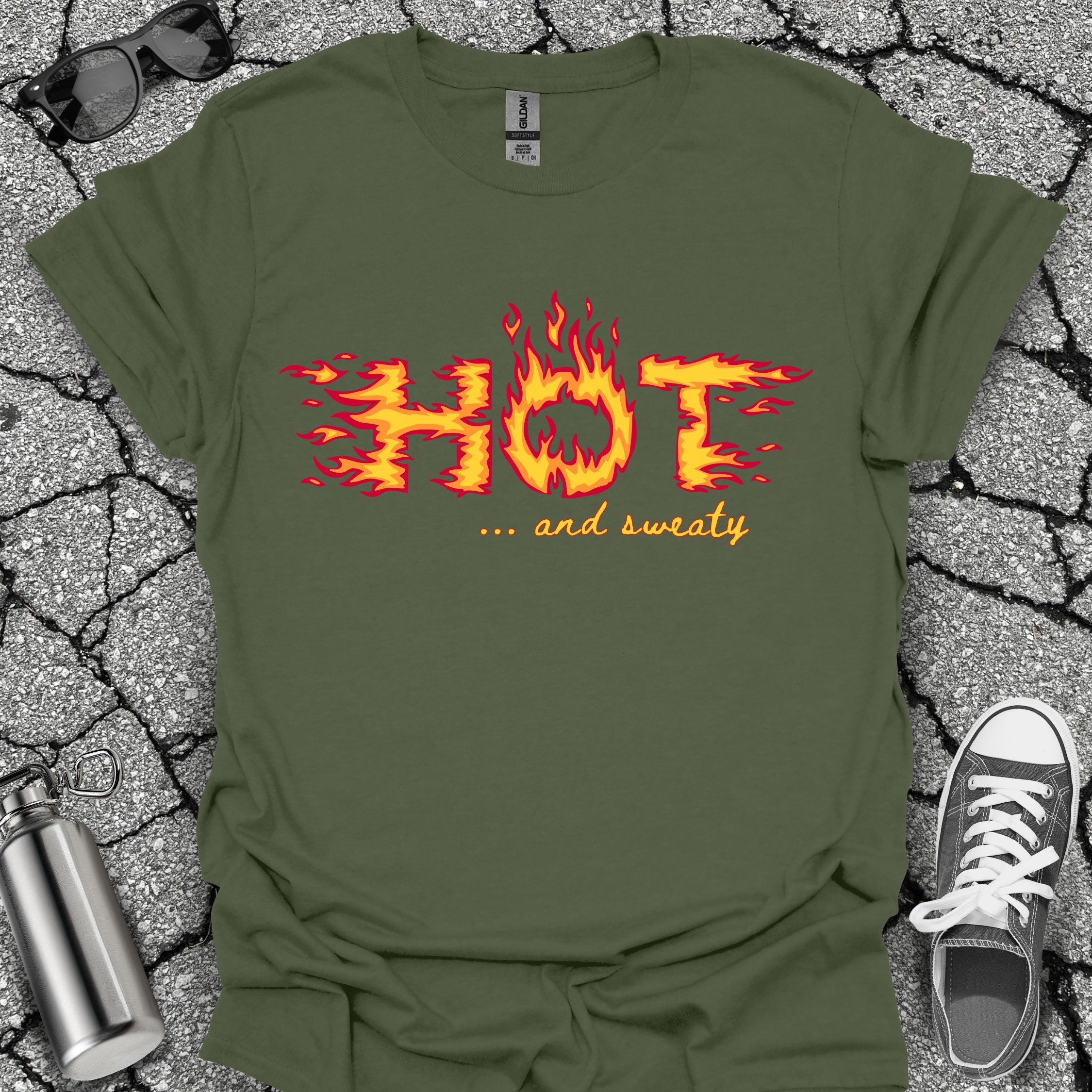 Hot and Sweaty Funny Menopause Shirt