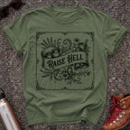 Vintage Apothecary Raise Hell Feminist T Shirt