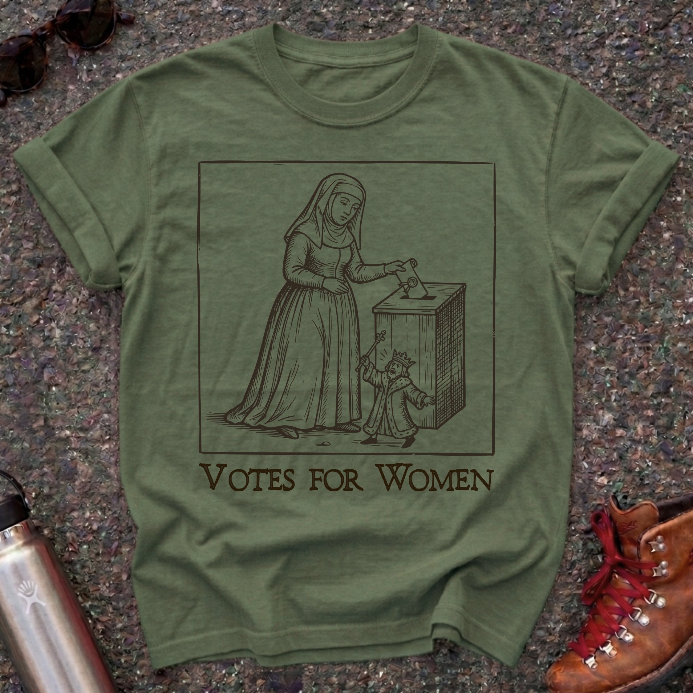Votes For Women Medieval Feminist Tshirt