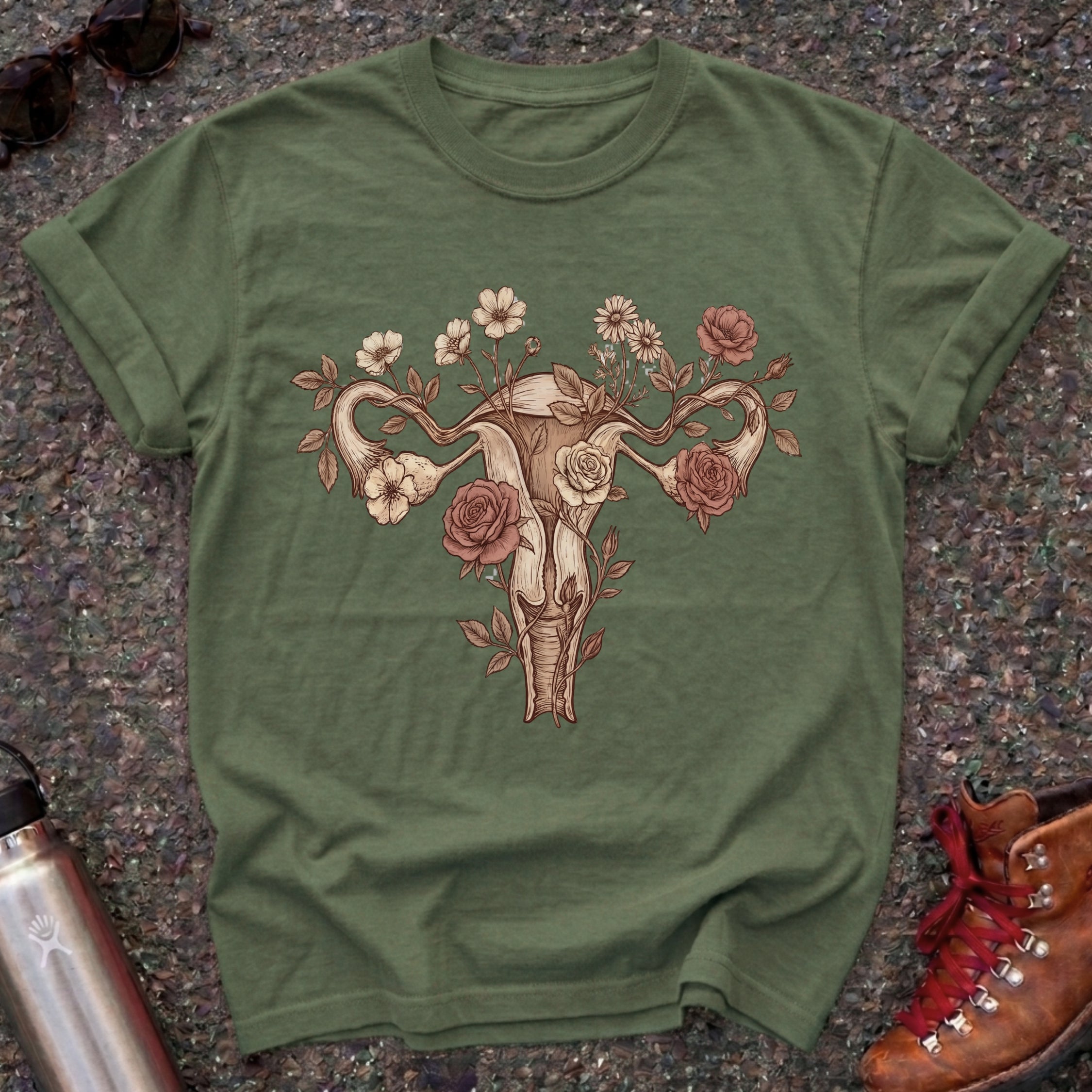 Feminist Botanical Anatomy Shirt