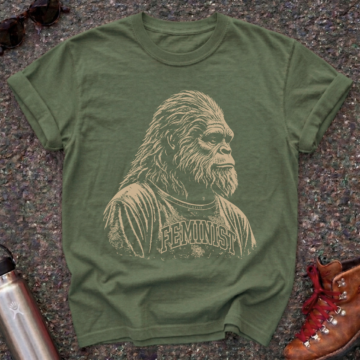 Feminist Bigfoot Shirt