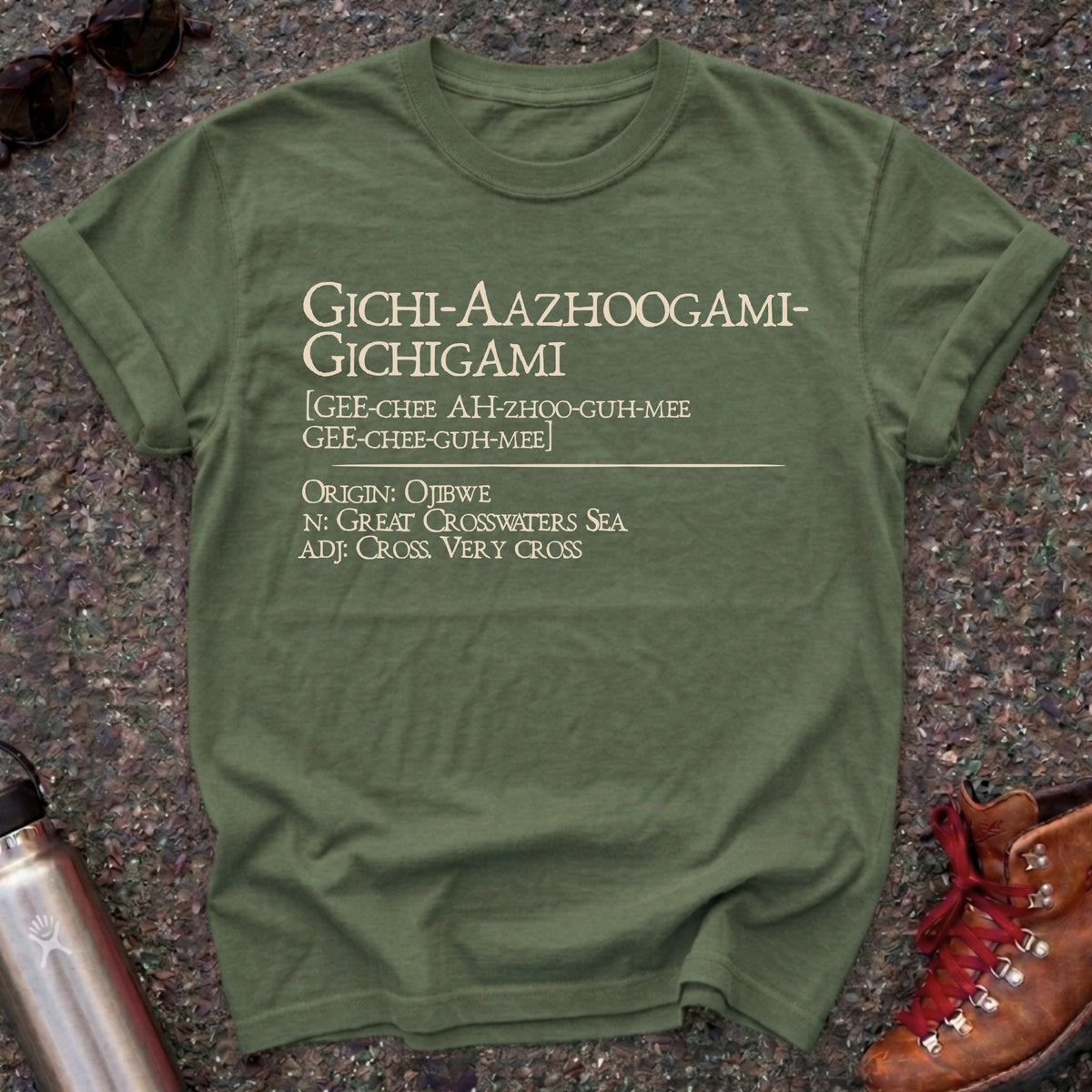 Lake Huron Indigenous Name Shirt