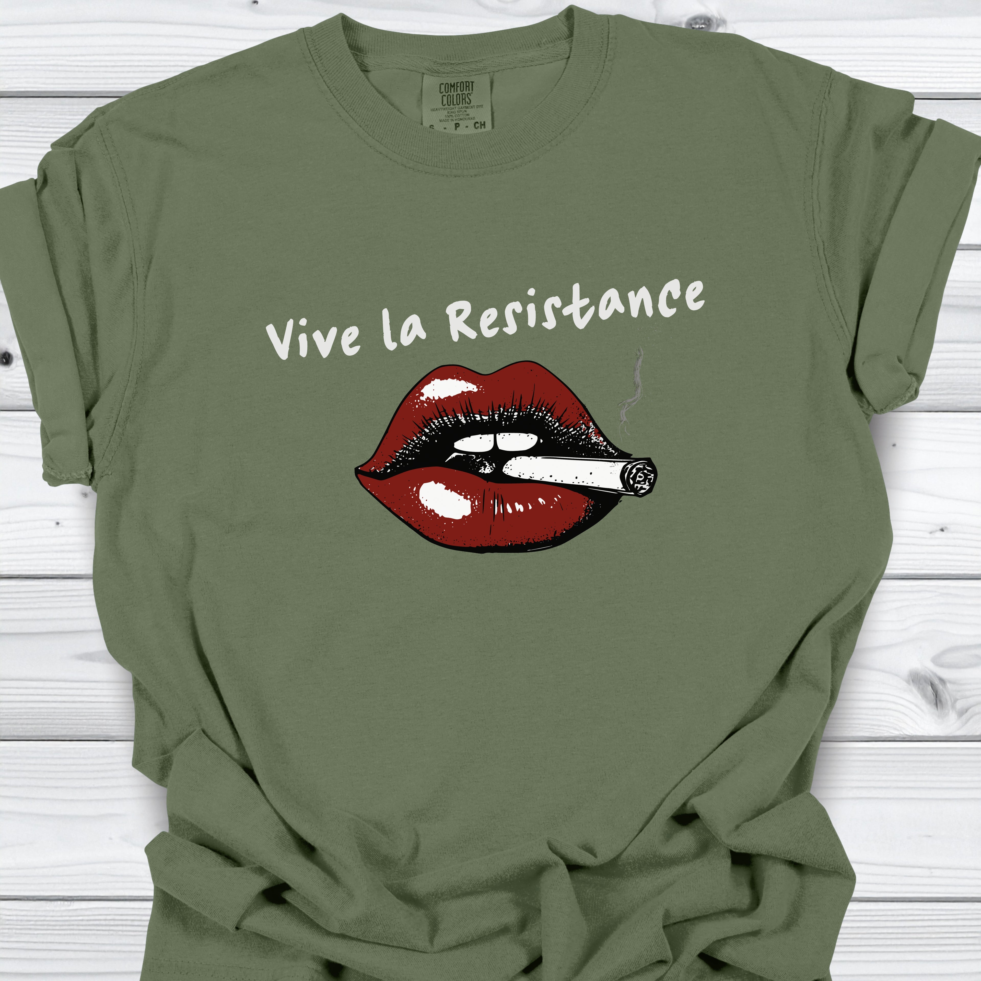 Vive la Resistance Red Lips Shirt