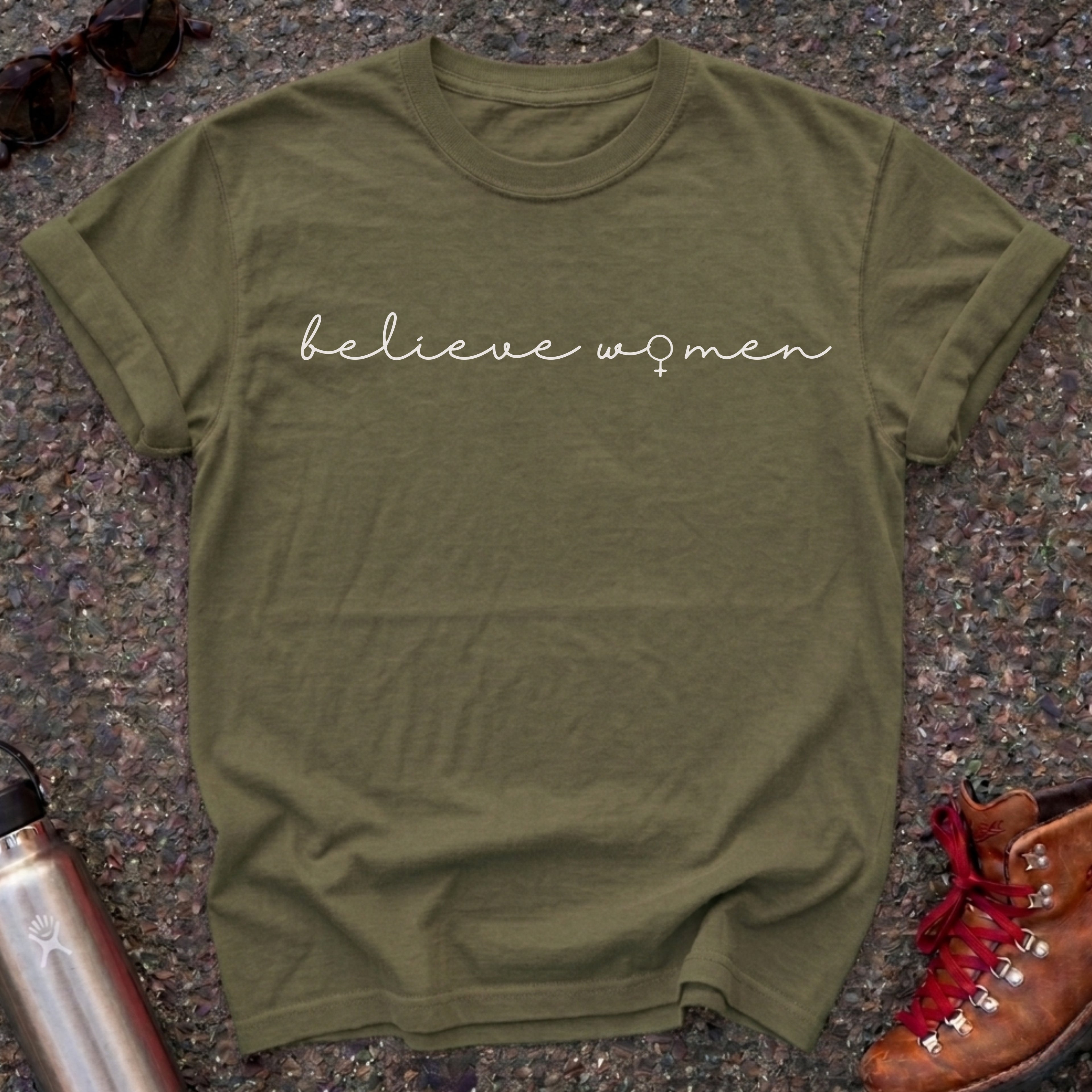 Believe Women Feminist T-shirt