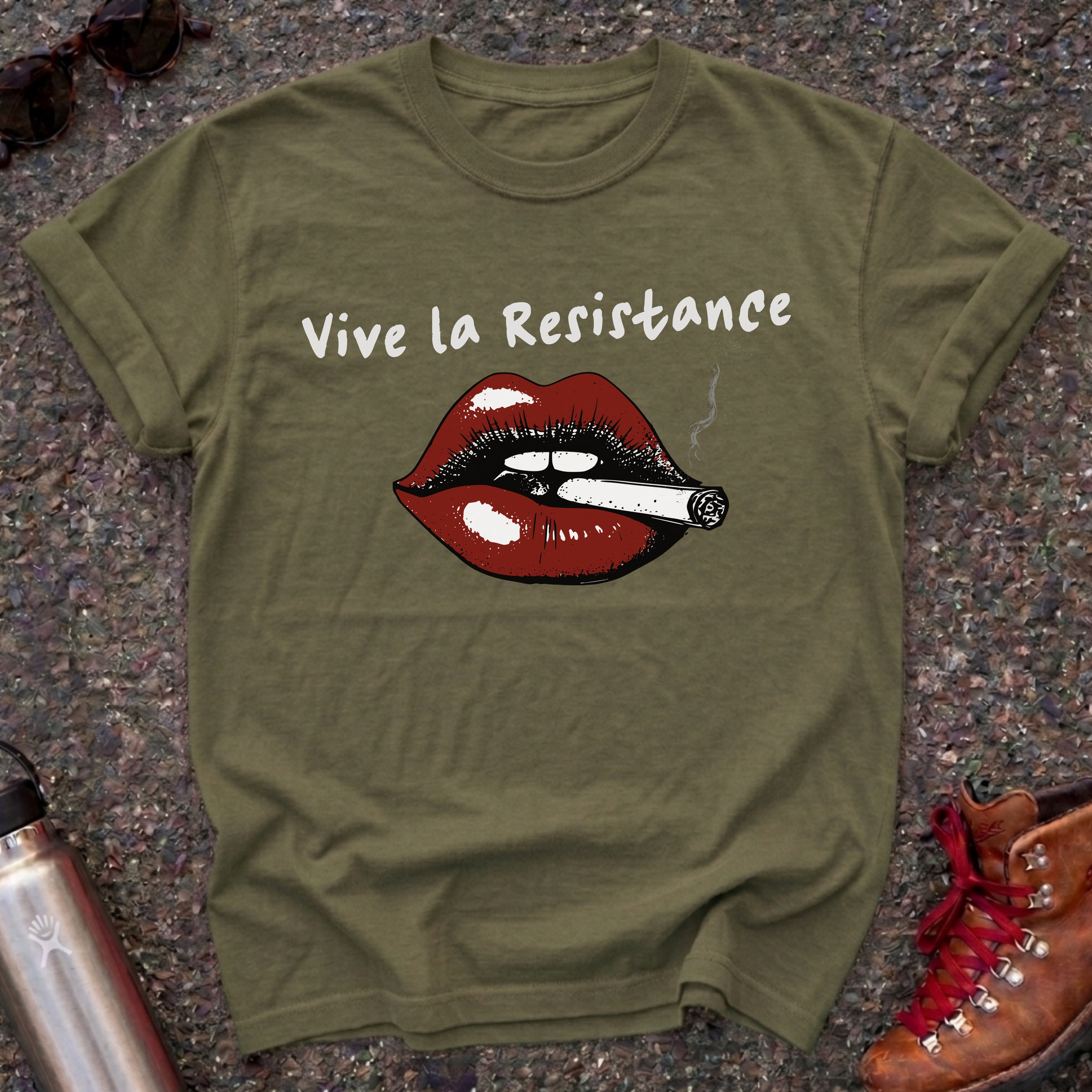 Vive la Resistance Red Lips Shirt