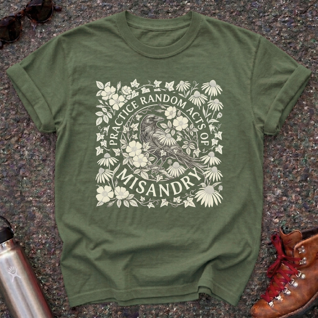 Feminist Crow Misandry Shirt