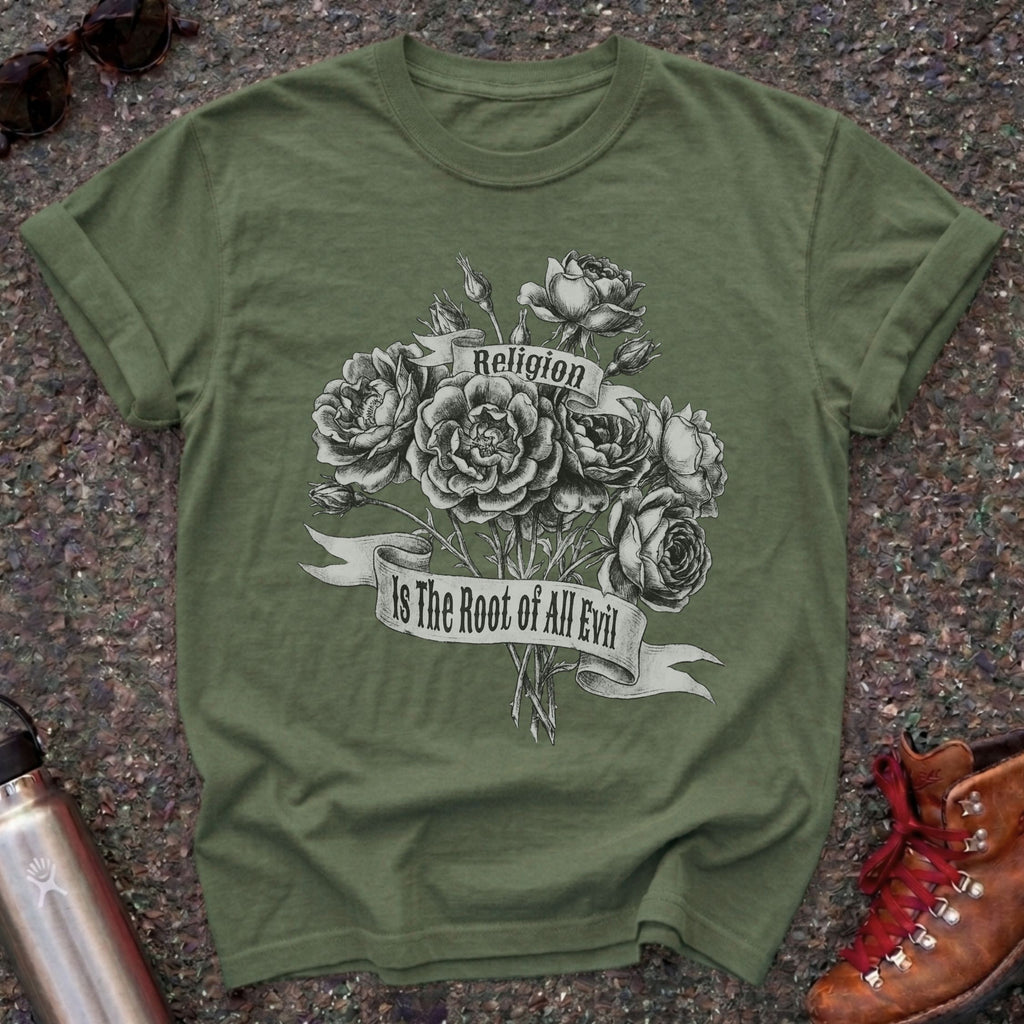 Atheist Rose Graphic Shirt