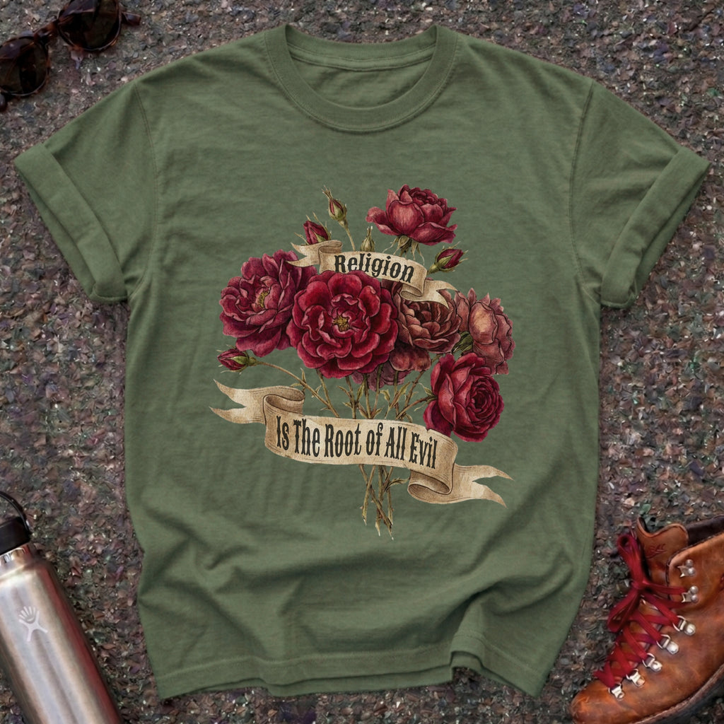 Rose Bouquet Atheist Shirt