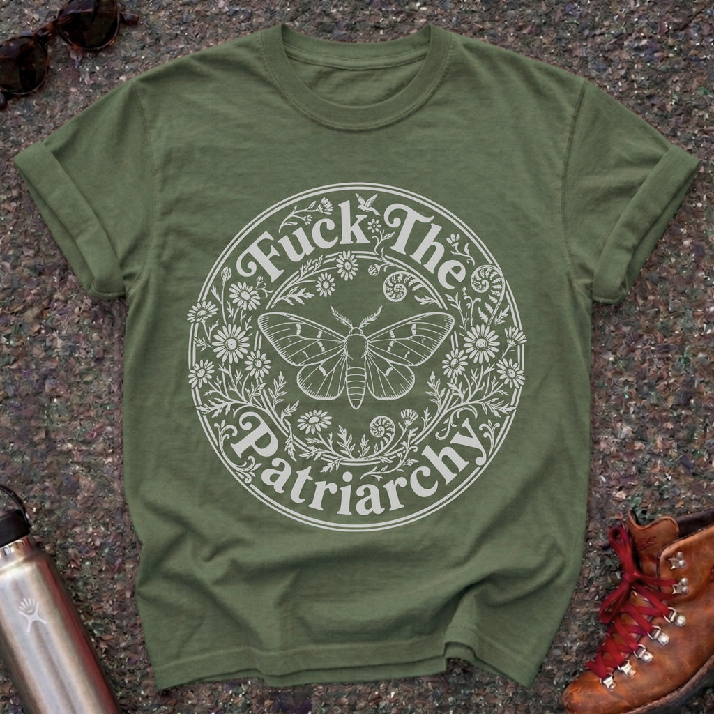 Feminist Moth Botanical Tshirt