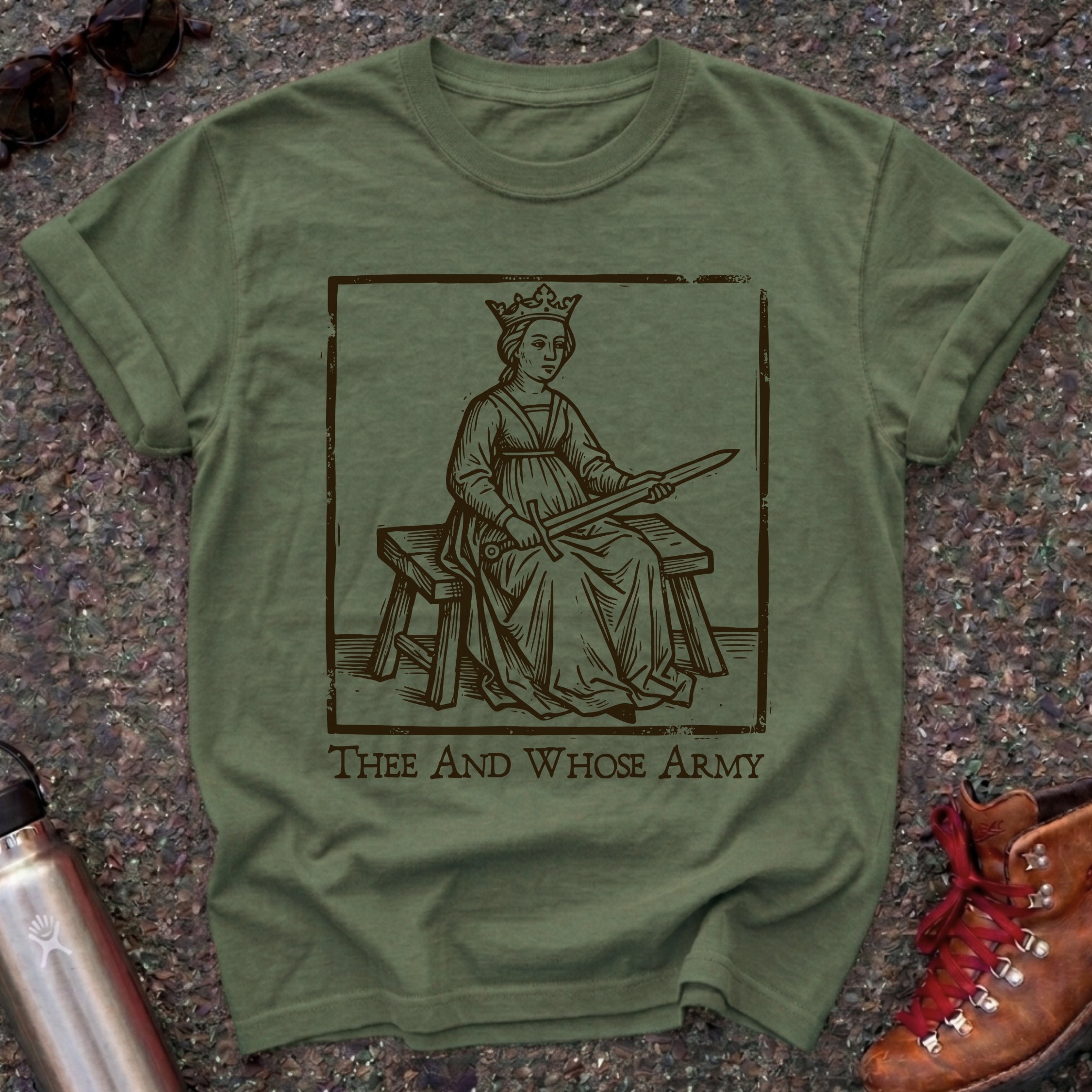 Funny Medieval Queen Feminist Shirt