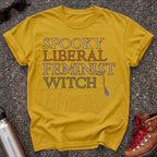 Spooky Liberal Feminist Witch Shirt