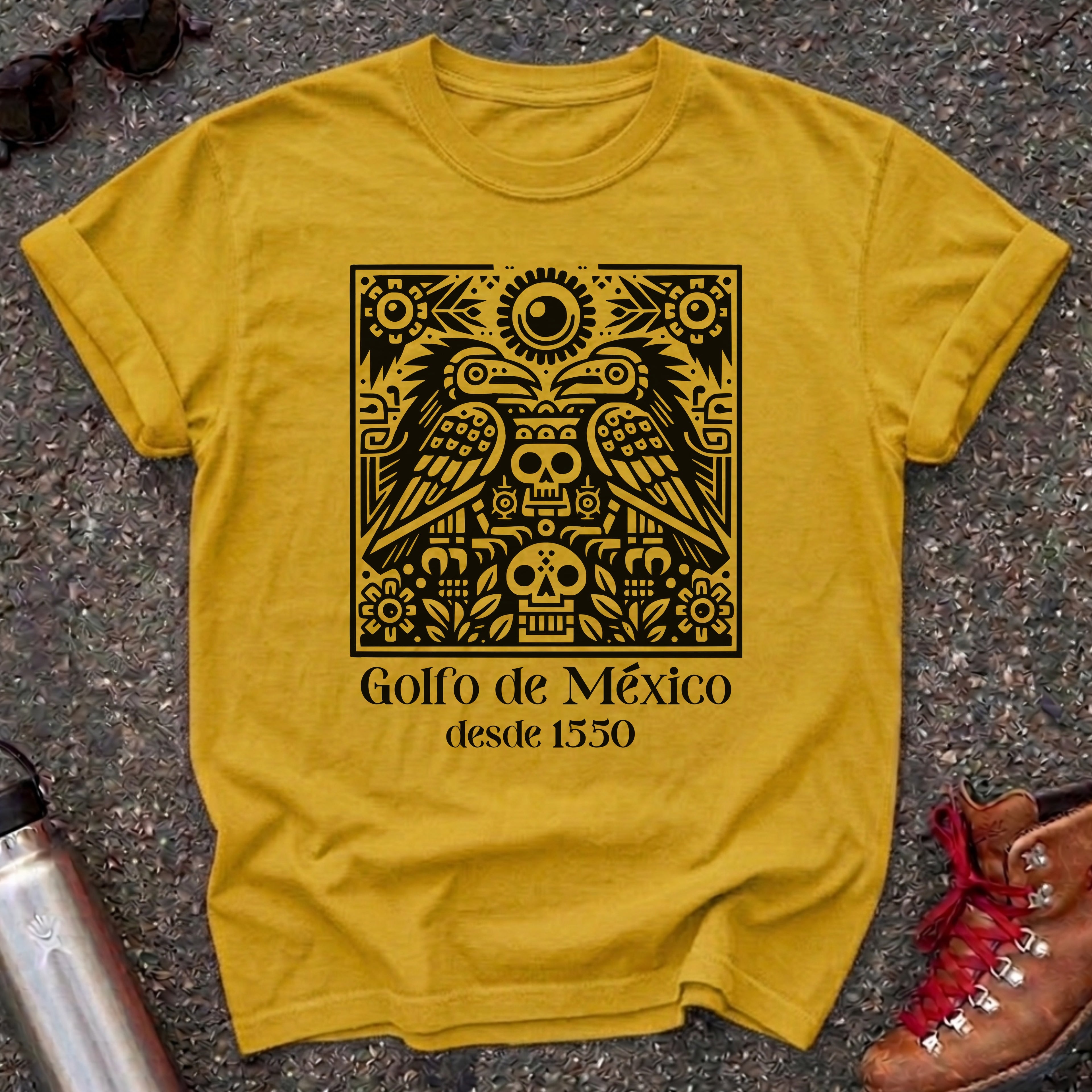 Gulf of Mexico Aztec Crows Shirt