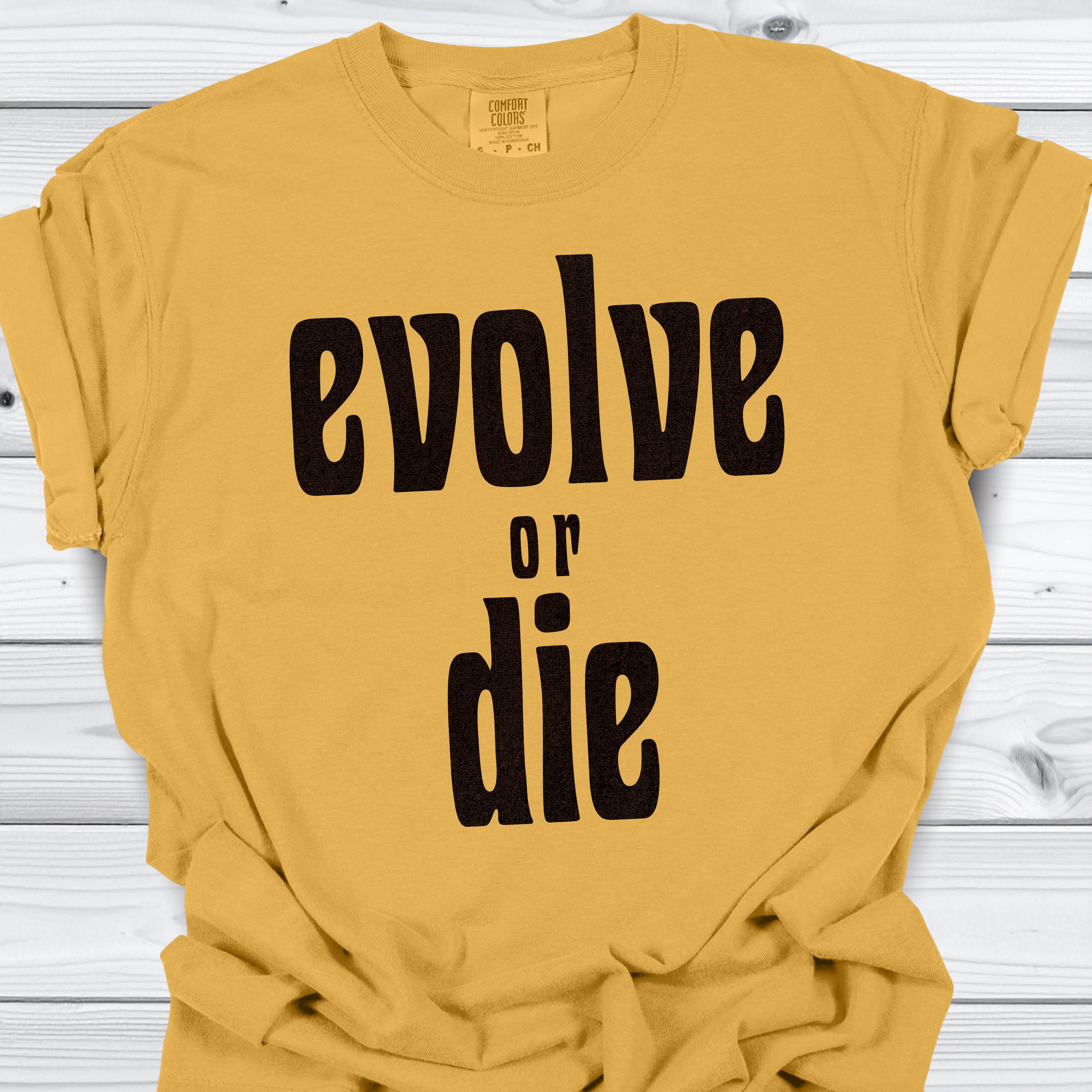 Evolve or Die – Vintage Statement Tee