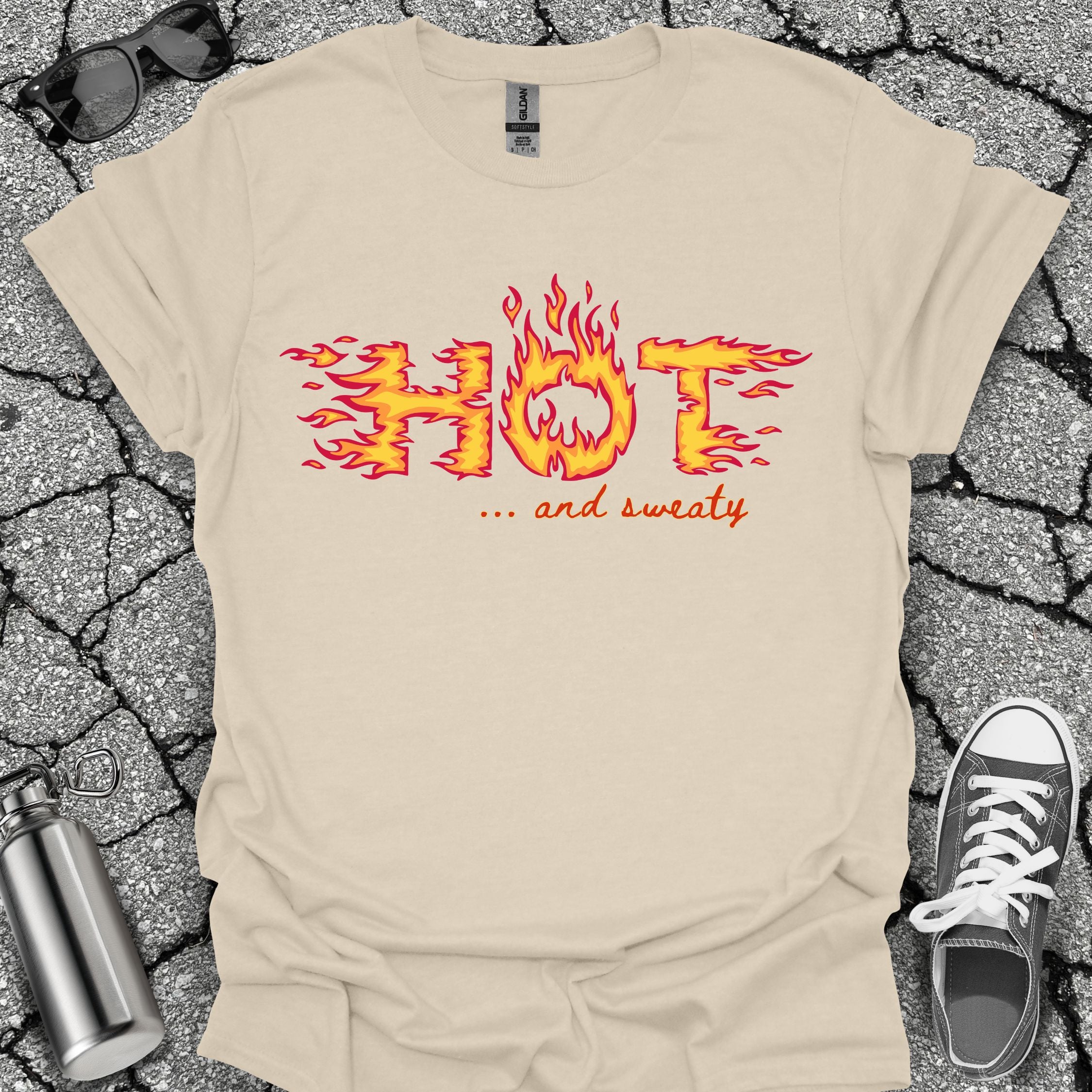 Hot and Sweaty Funny Menopause Shirt