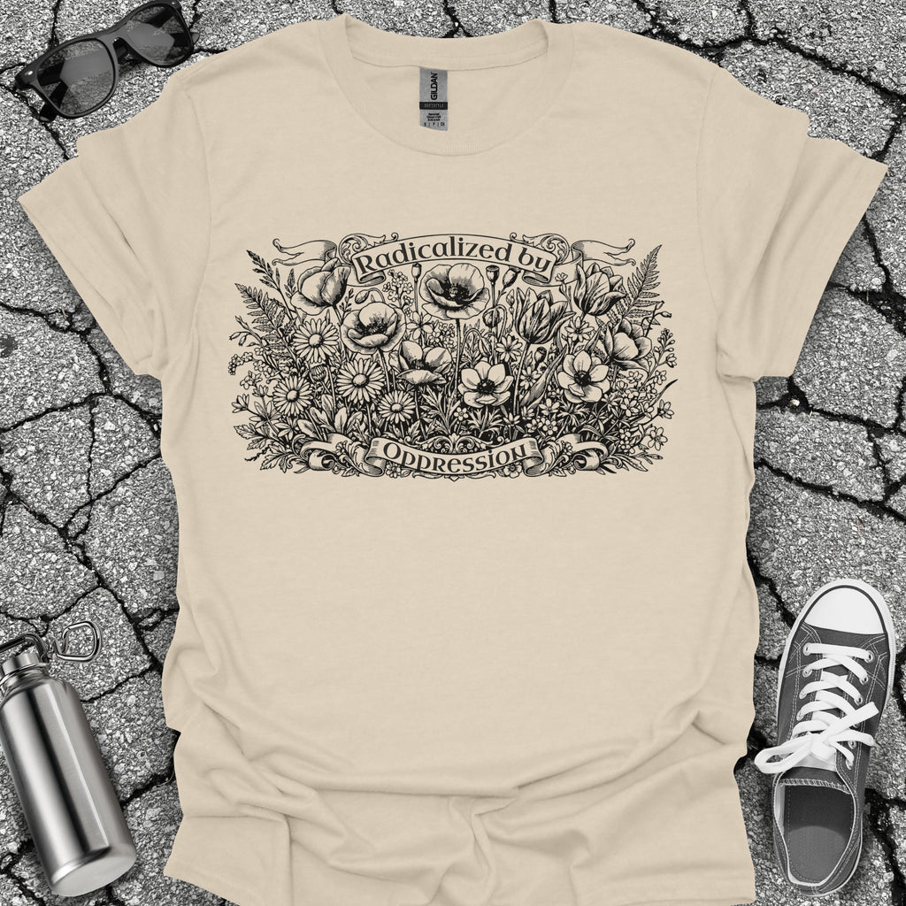 Radicalized Feminist Floral Tee
