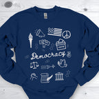 Nantifa Democracy Doodle Sweatshirt