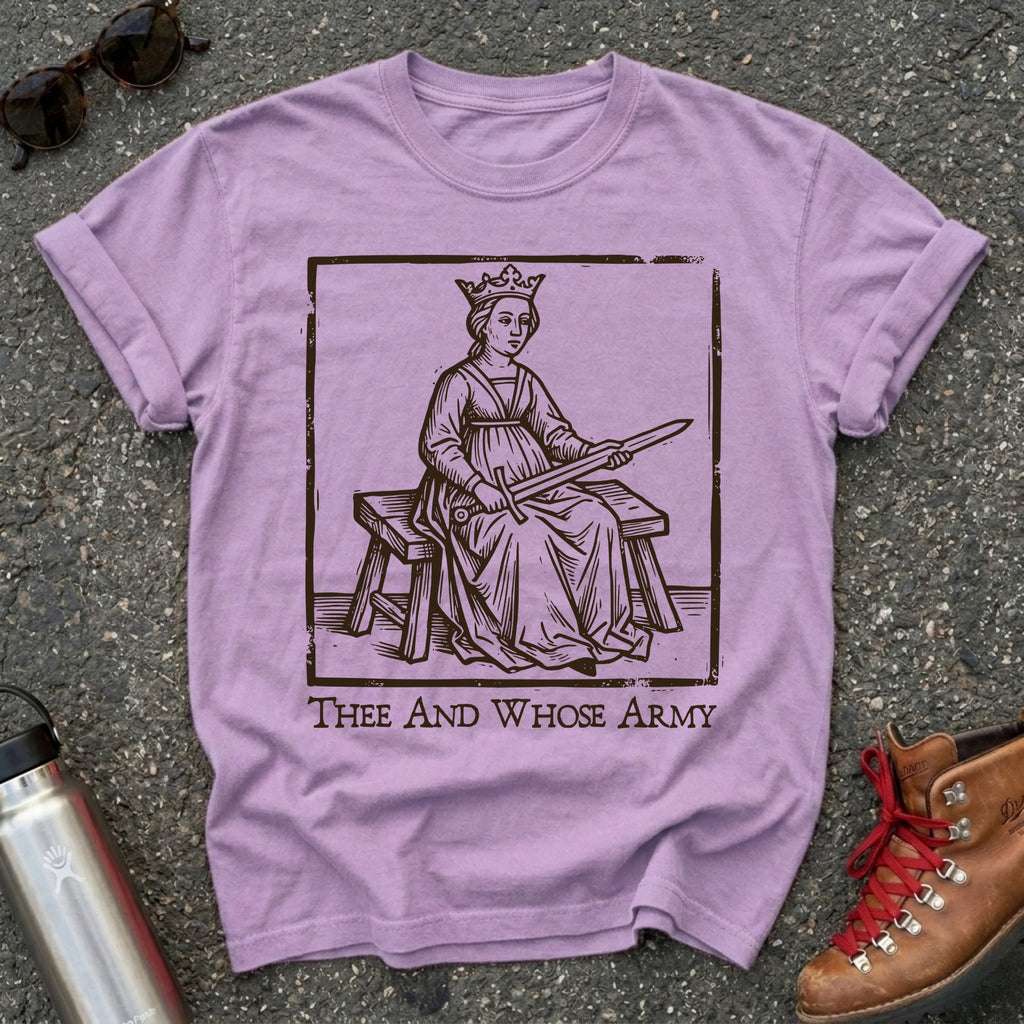 Funny Medieval Queen Feminist Shirt