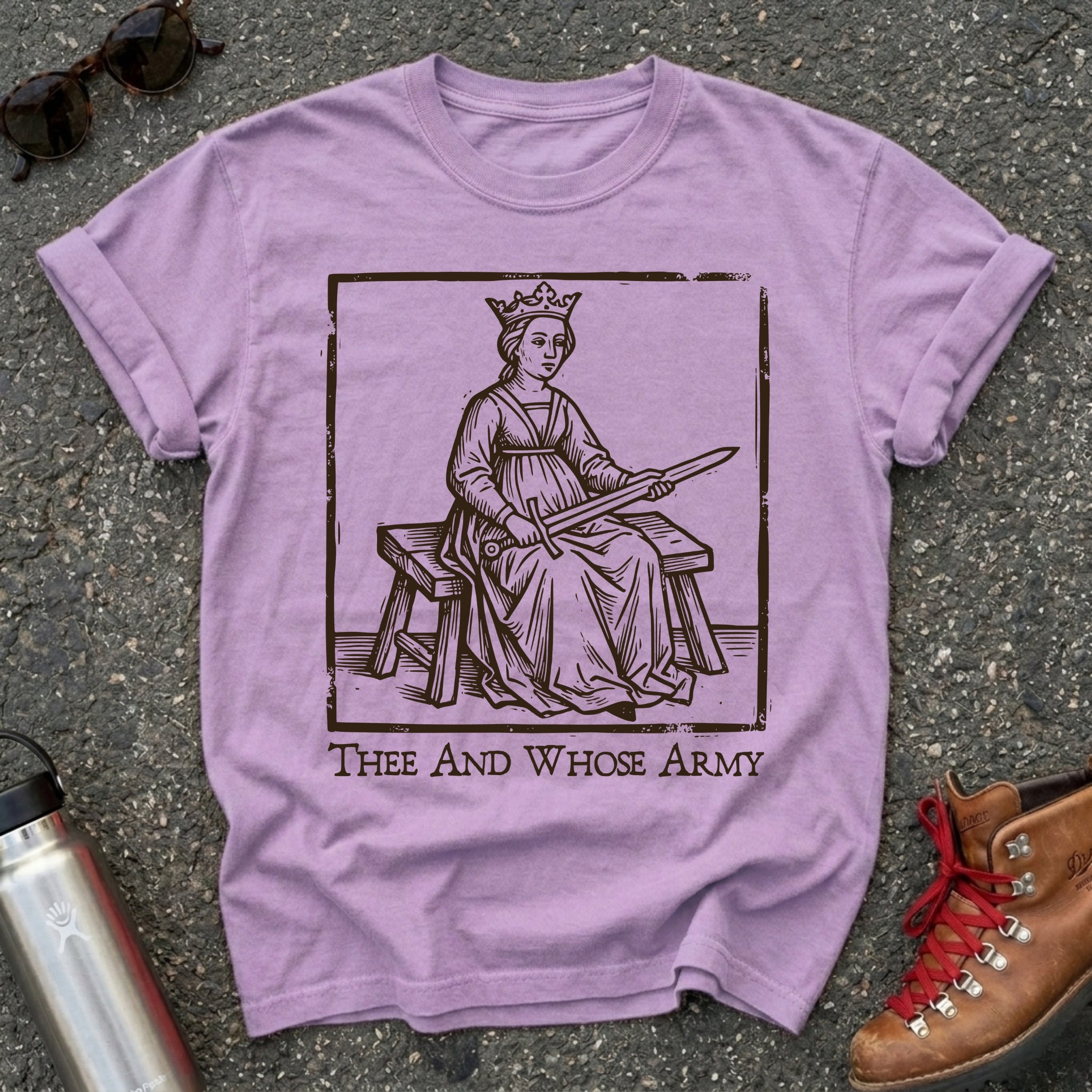 Funny Medieval Queen Feminist Shirt