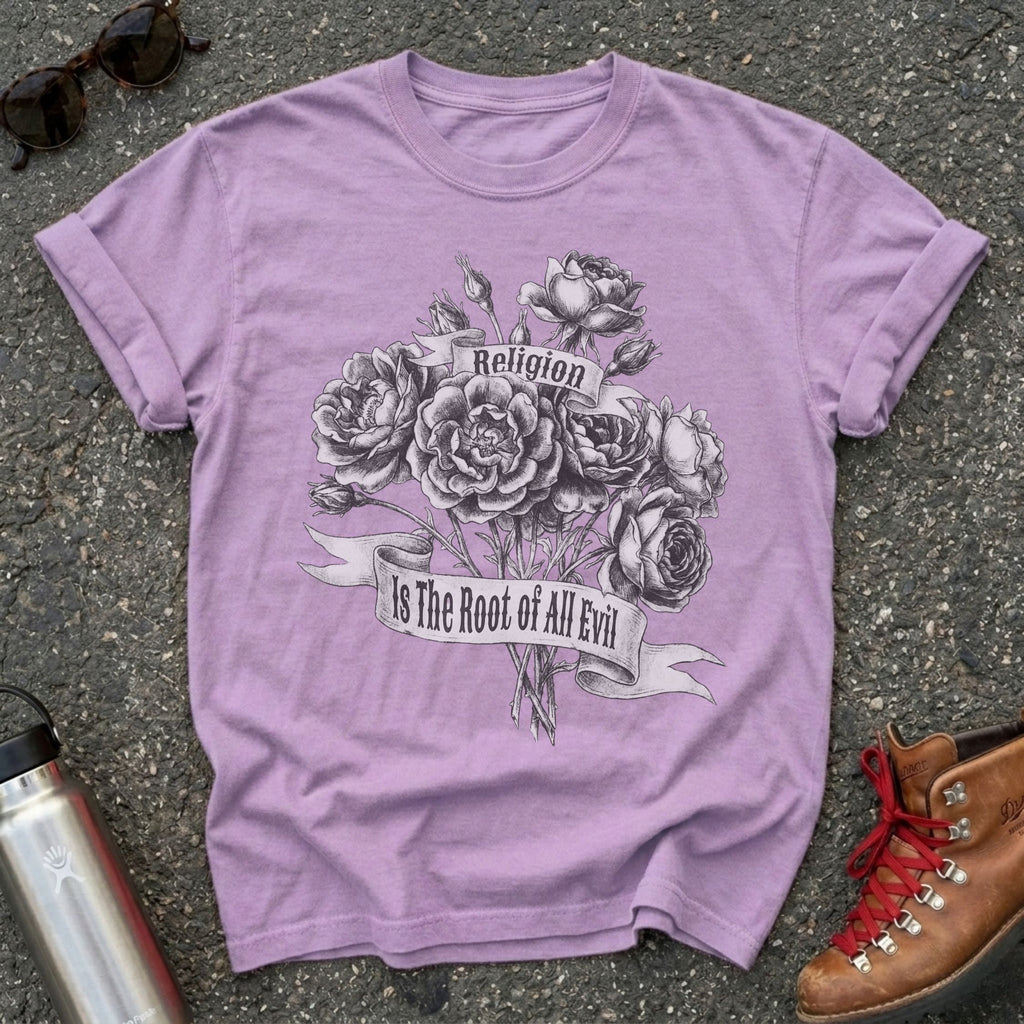 Atheist Rose Graphic Shirt