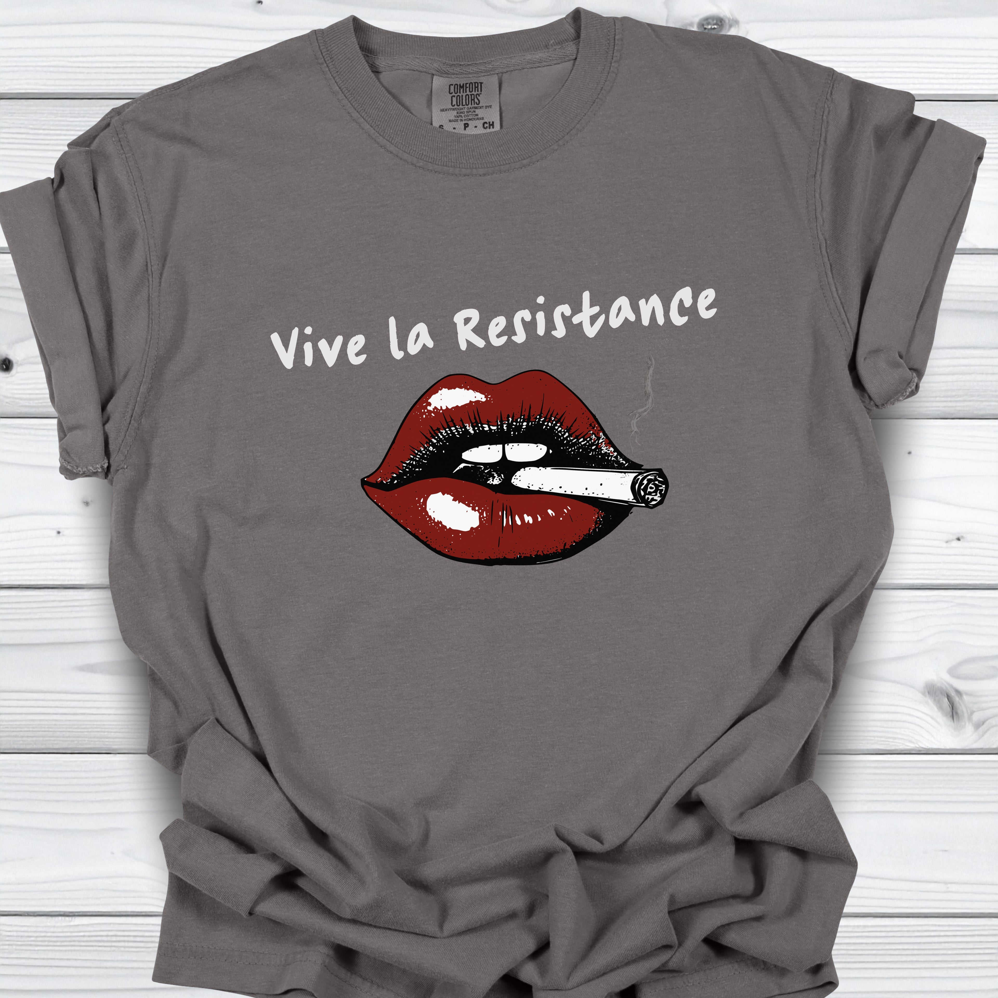 Vive la Resistance Red Lips Shirt