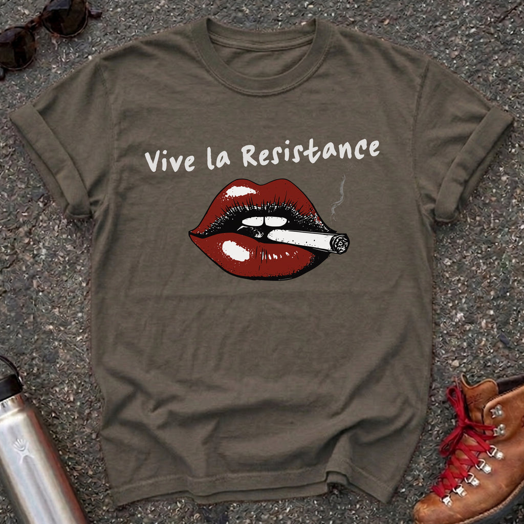 Vive la Resistance Red Lips Shirt