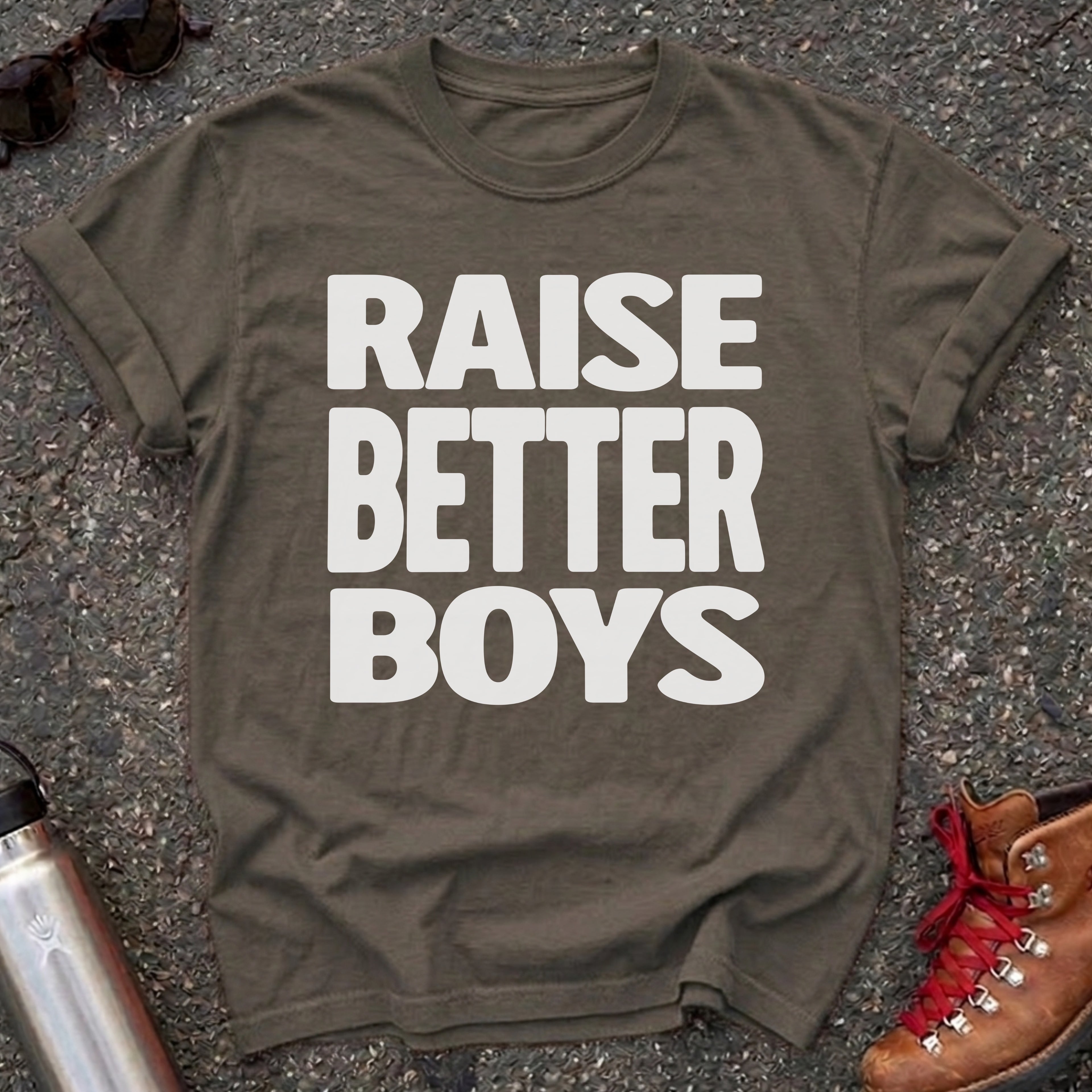 Raise Better Boys Feminist Shirt
