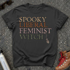 Spooky Liberal Feminist Witch Shirt